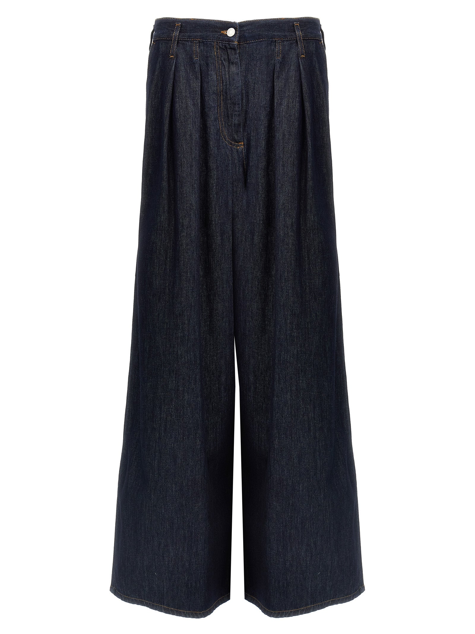 Dries Van Noten-Pamplona Jeans Blu-Donna