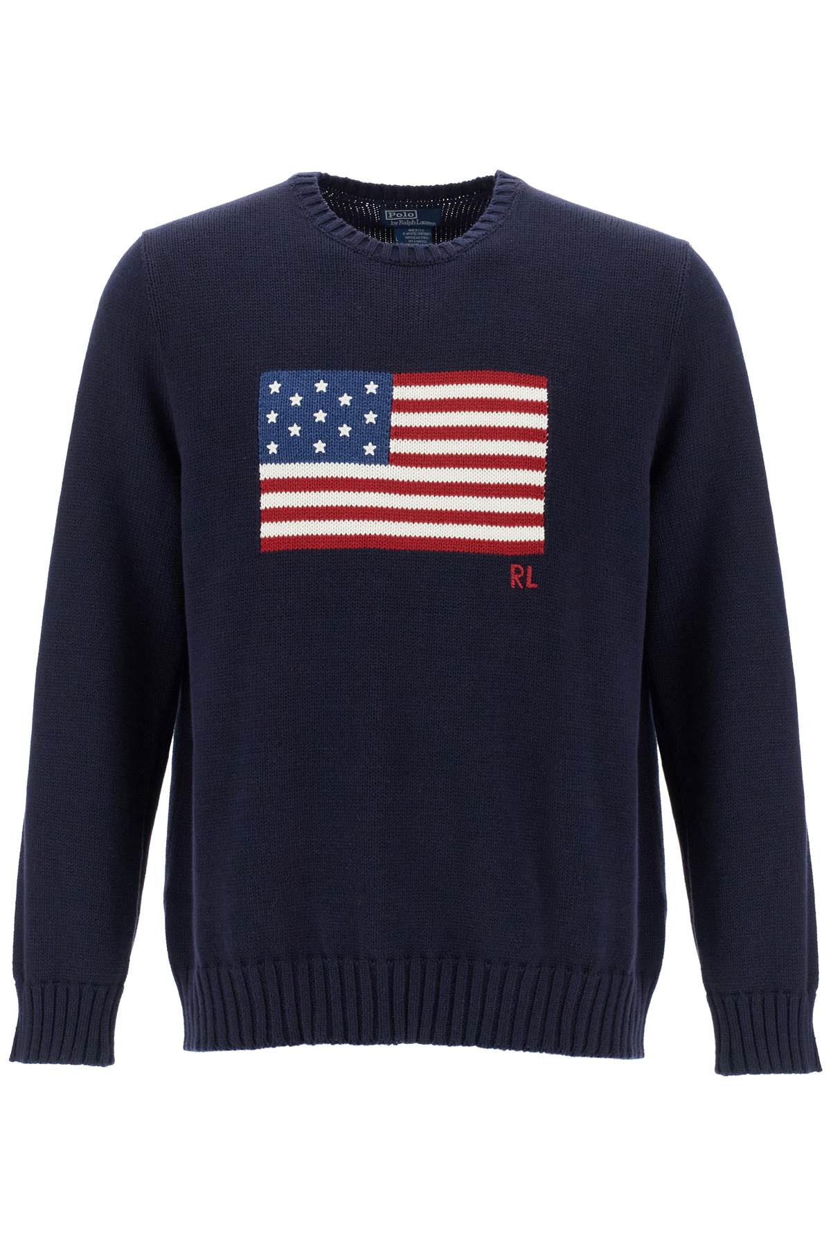 Polo Ralph Lauren-Pullover Con Bandiera Americana-Uomo