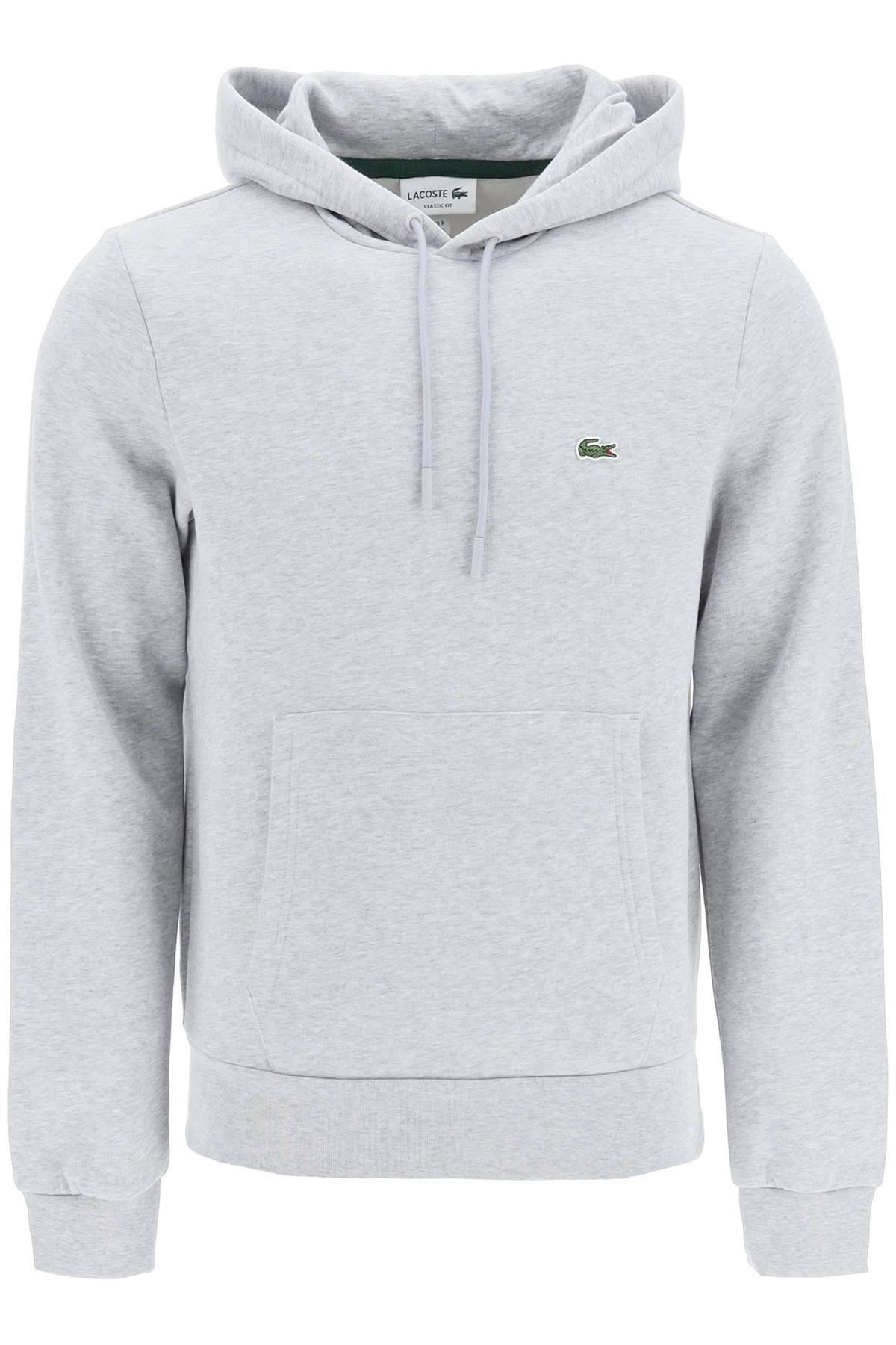 Lacoste-Felpa Con Cappuccio E Patch Logo-Uomo