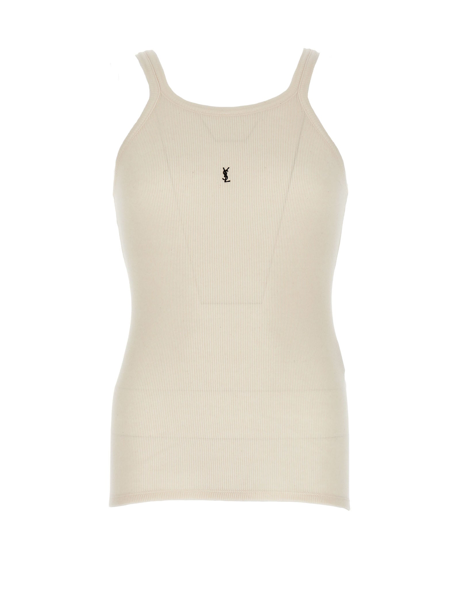 Saint Laurent-Cassandre Top Bianco-Uomo