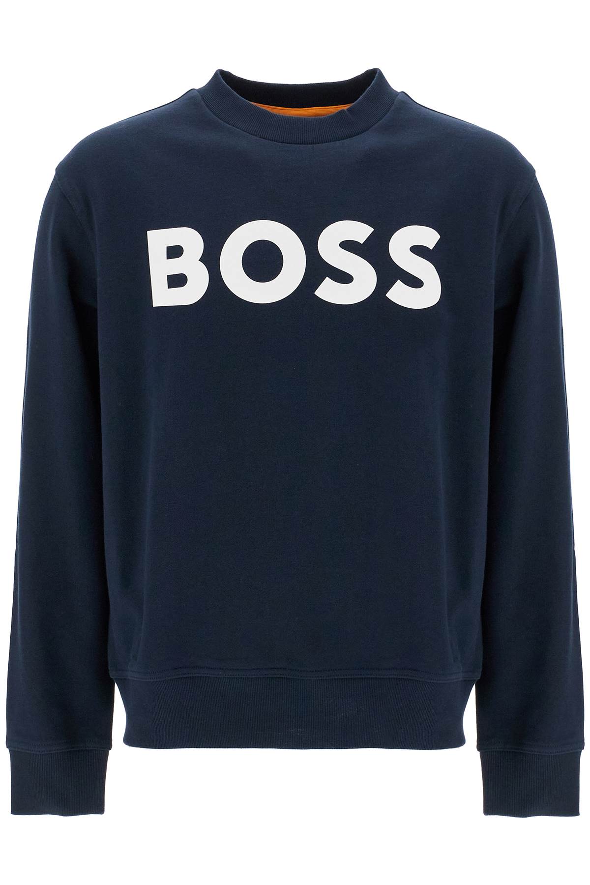 Boss-Felpa Logata We Basic Crew-Uomo