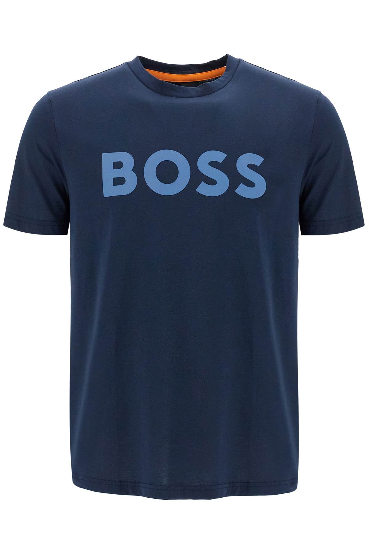 Boss-T Shirt Stampa Logo-Uomo