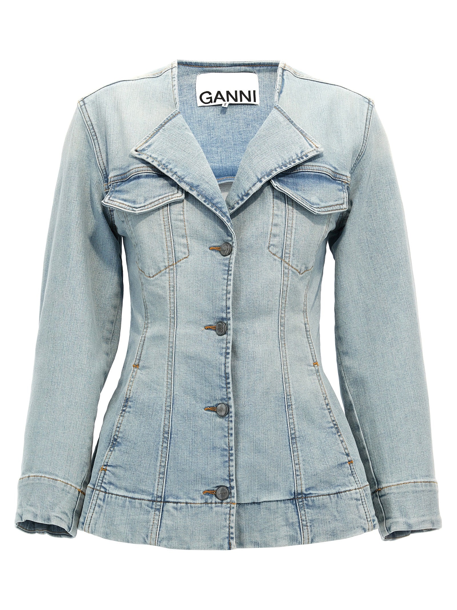 Ganni-Denim Blazer Blazer And Suits Celeste-Donna