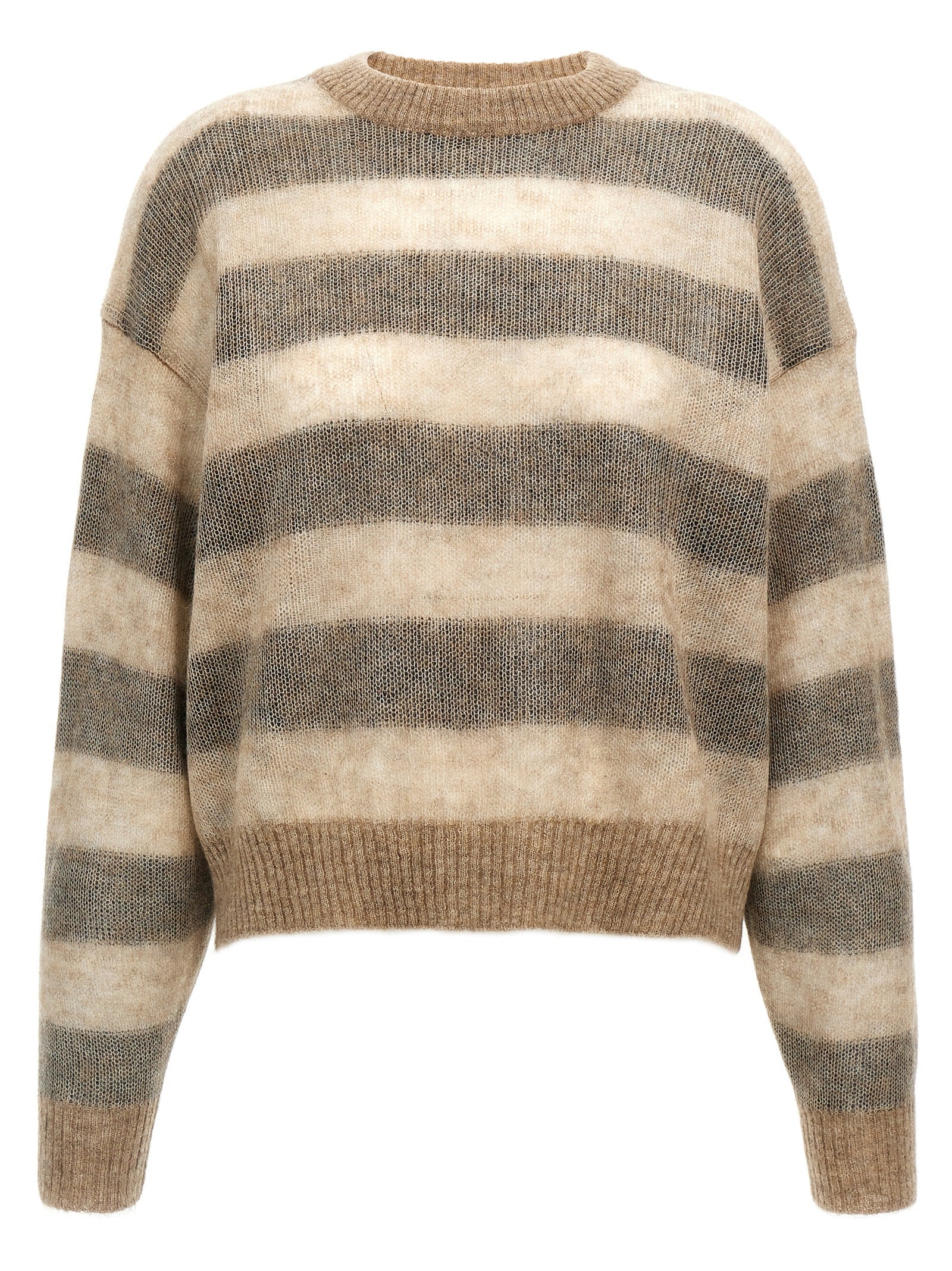 Brunello Cucinelli-Striped Sweater Maglioni Multicolor-Donna