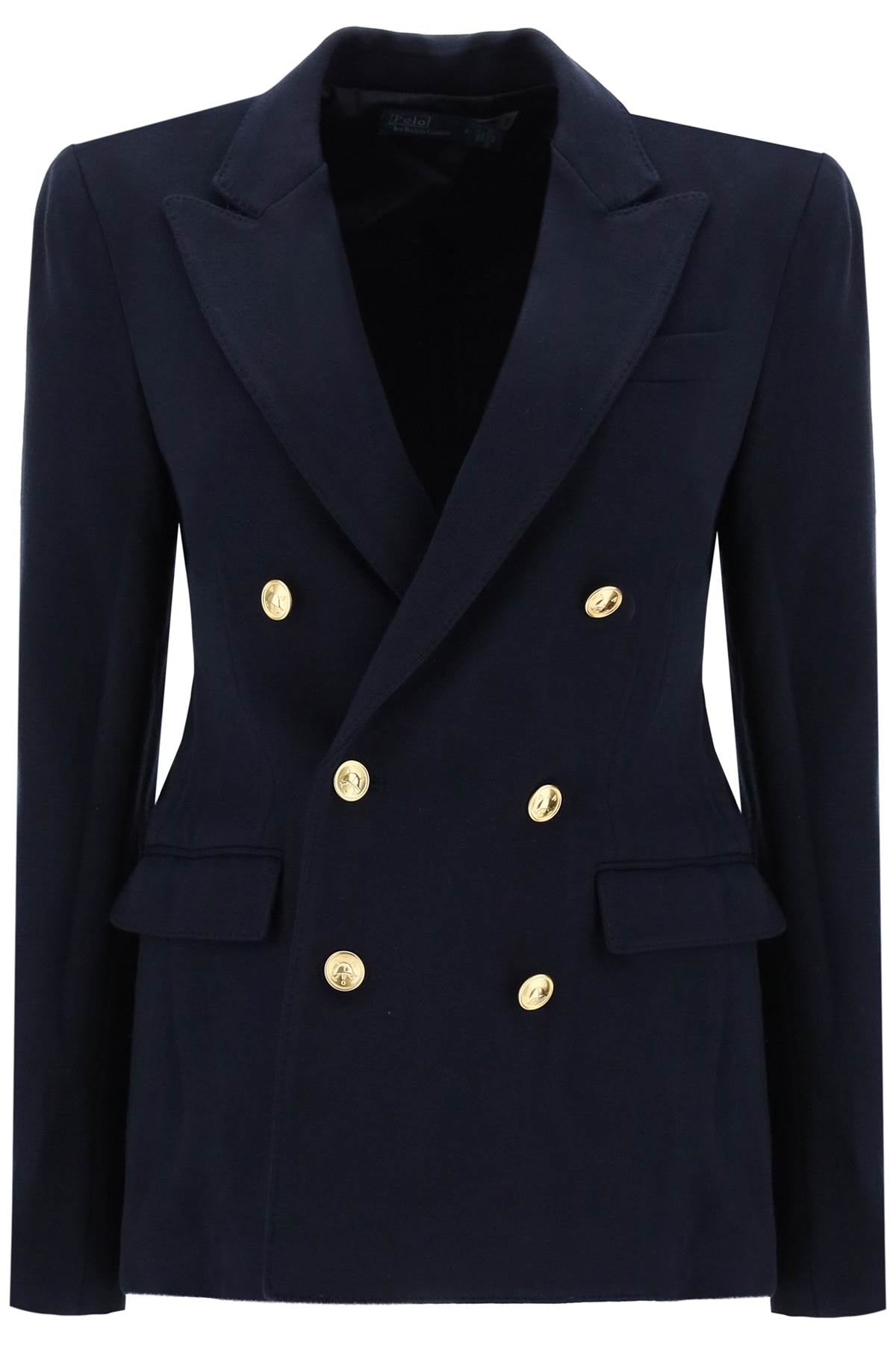 Polo Ralph Lauren-Blazer Doppiopetto In Maglia-Donna