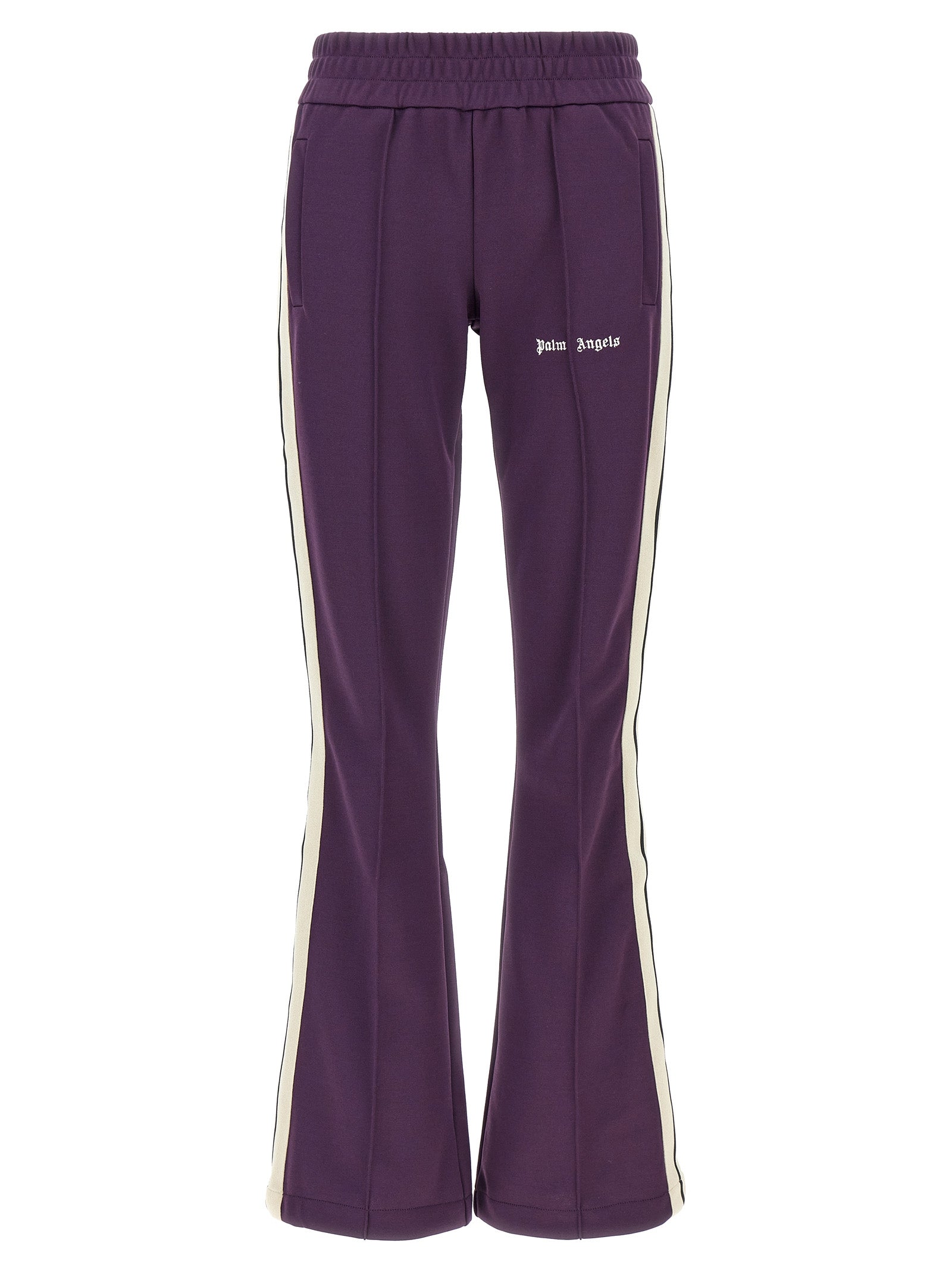 Palm Angels-Classic Logo Pantaloni Viola-Donna