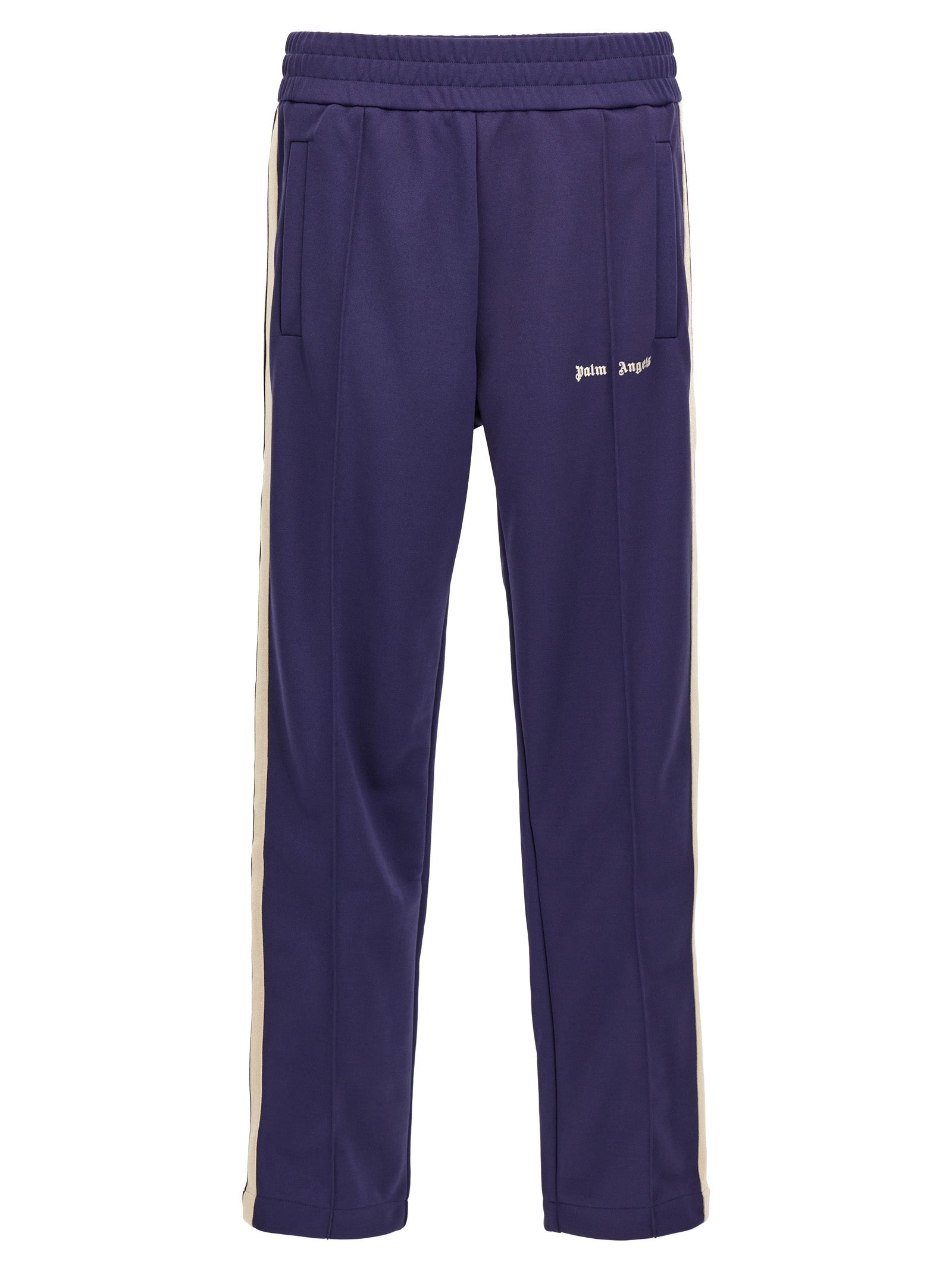 Palm Angels-Classic Logo Pantaloni Viola-Uomo