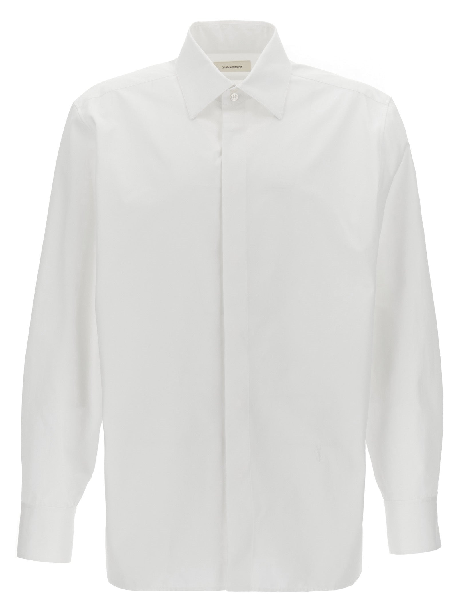 Saint Laurent-Cassandre Camicie Bianco-Uomo