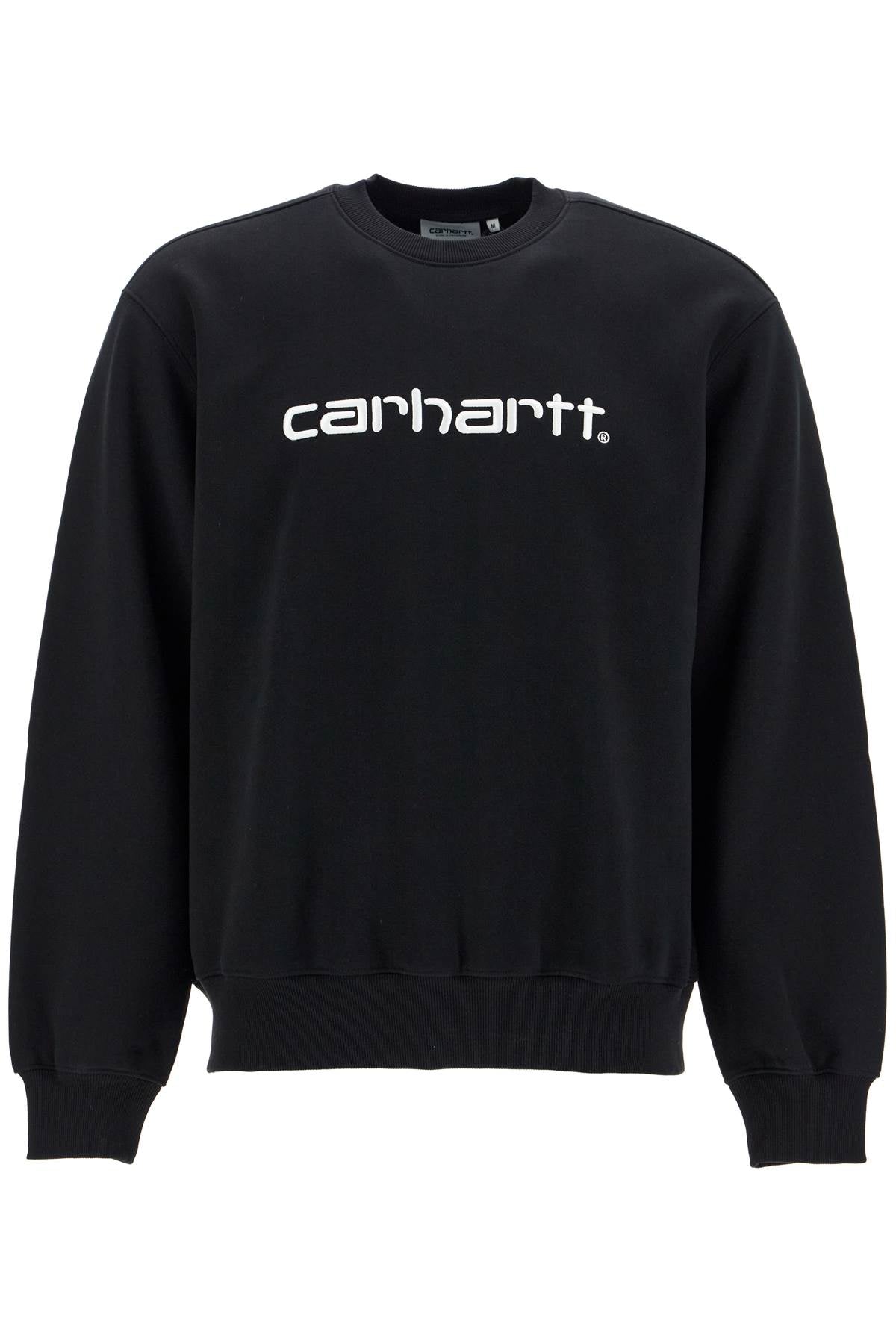 Carhartt Wip-Felpa Con Logo Ricamato-Uomo