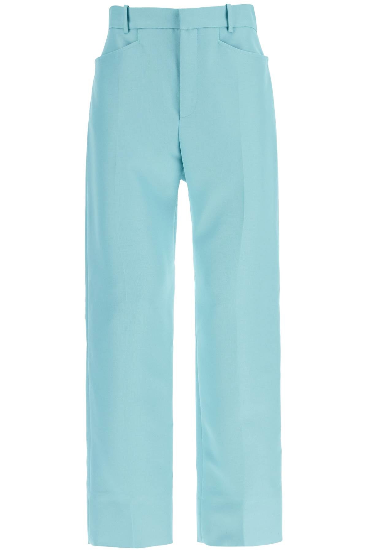 Tom Ford-Pantaloni A Sigaretta Wallis In Hopsack-Donna