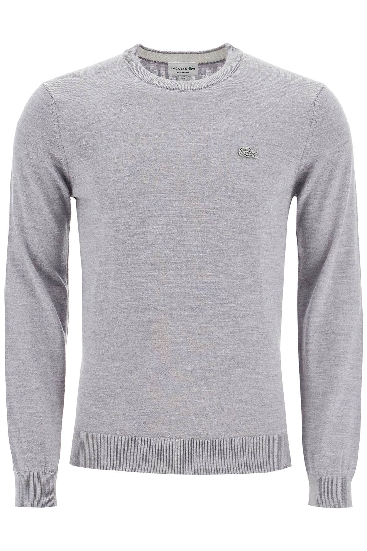 Lacoste-Pullover Girocollo In Lana-Uomo