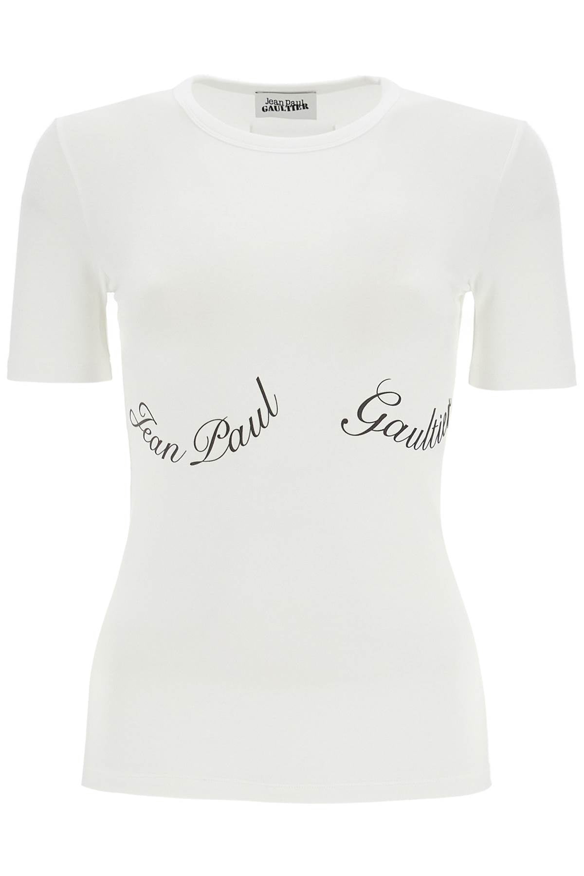 Jean Paul Gaultier-T Shirt Con Logo-Donna