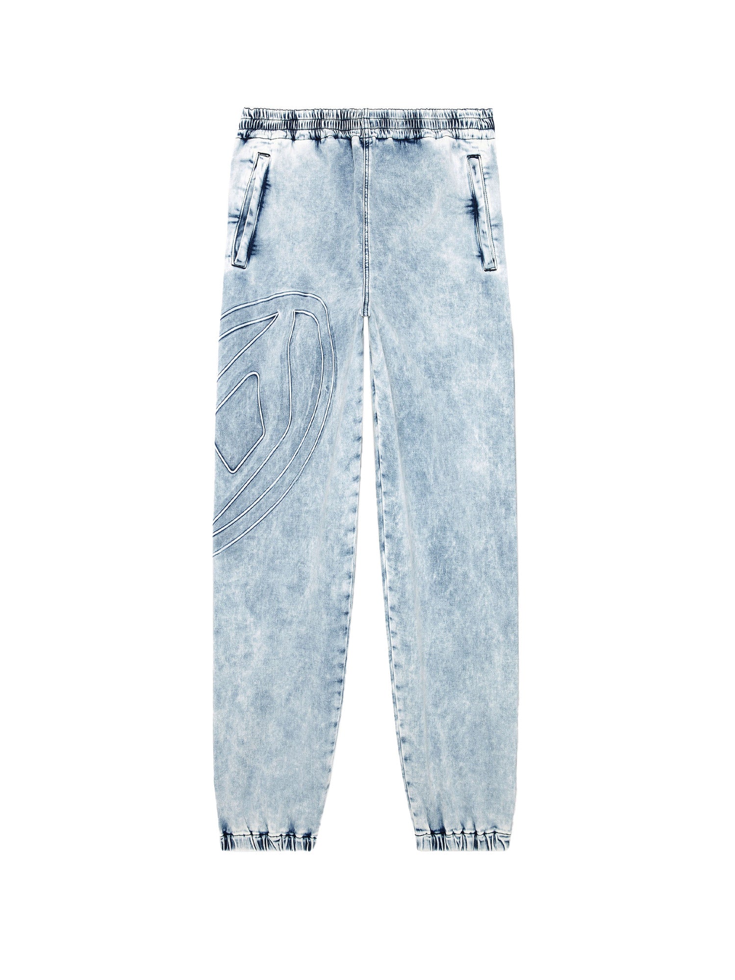 Diesel-Jeans in cotone con maxi logo Oval-D-Uomo