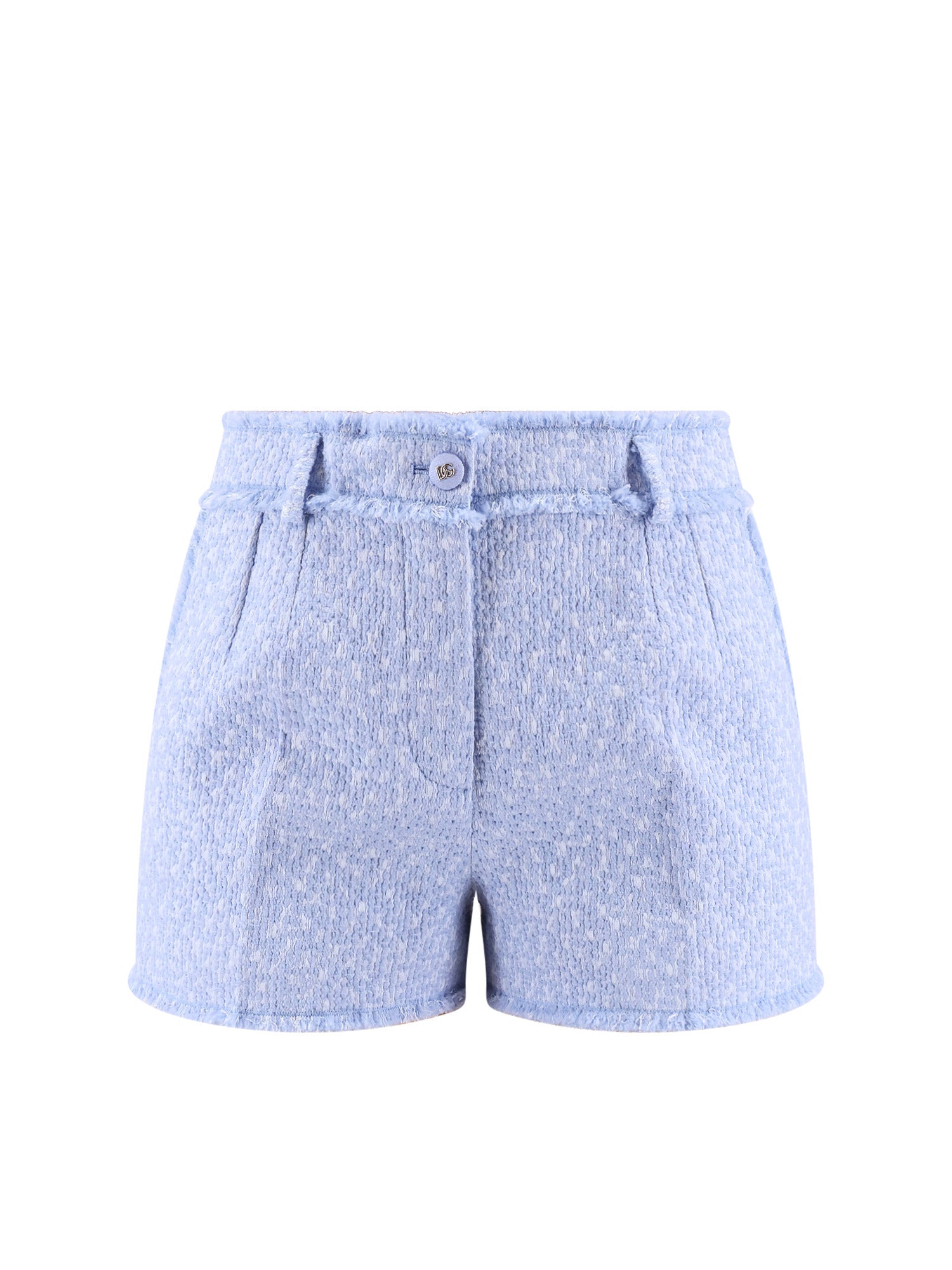 Dolce & Gabbana-Shorts in misto lana vergine-Donna