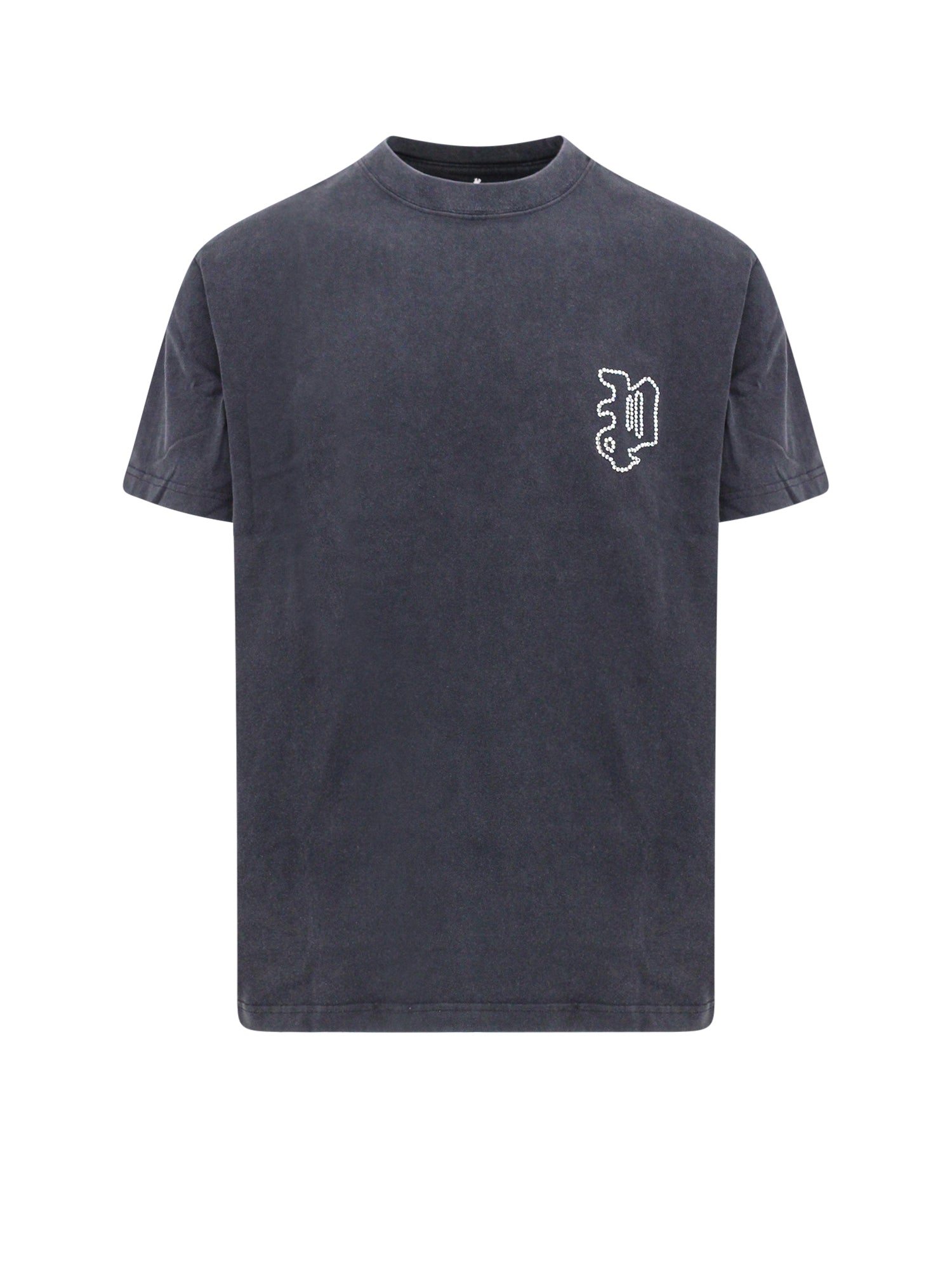 Purple Brand-T-shirt in cotone Washed-Out-Uomo