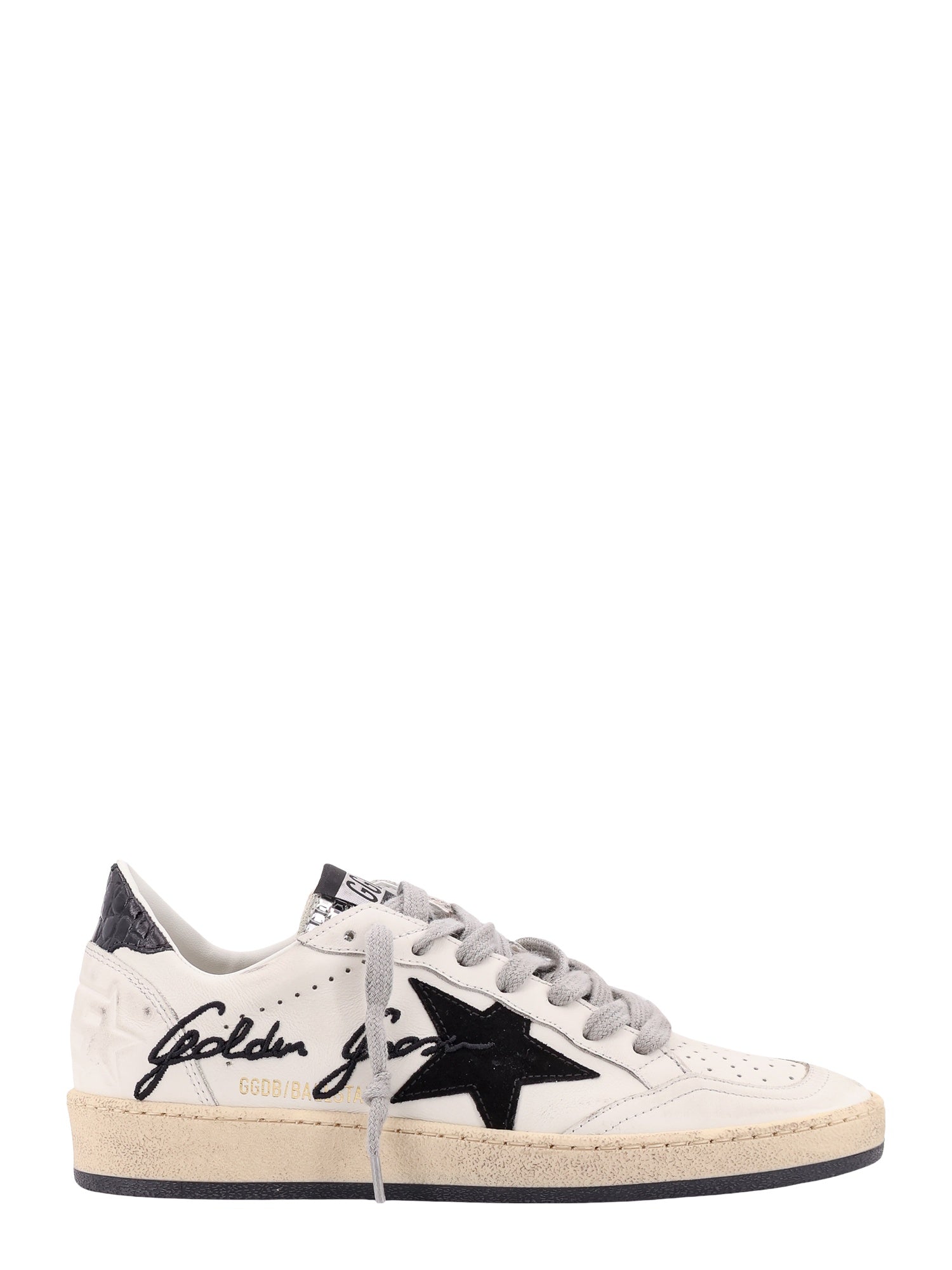 Golden Goose-Sneakers in pelle con dettaglio Star in suede-Donna