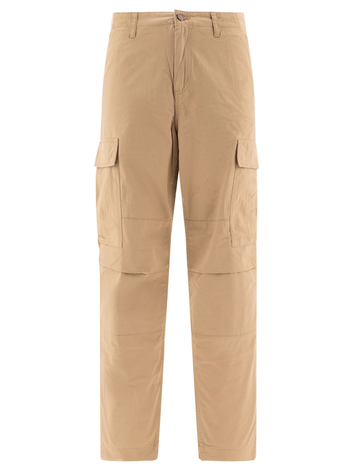 Carhartt Wip-Regular Cargo Trousers Beige-Uomo