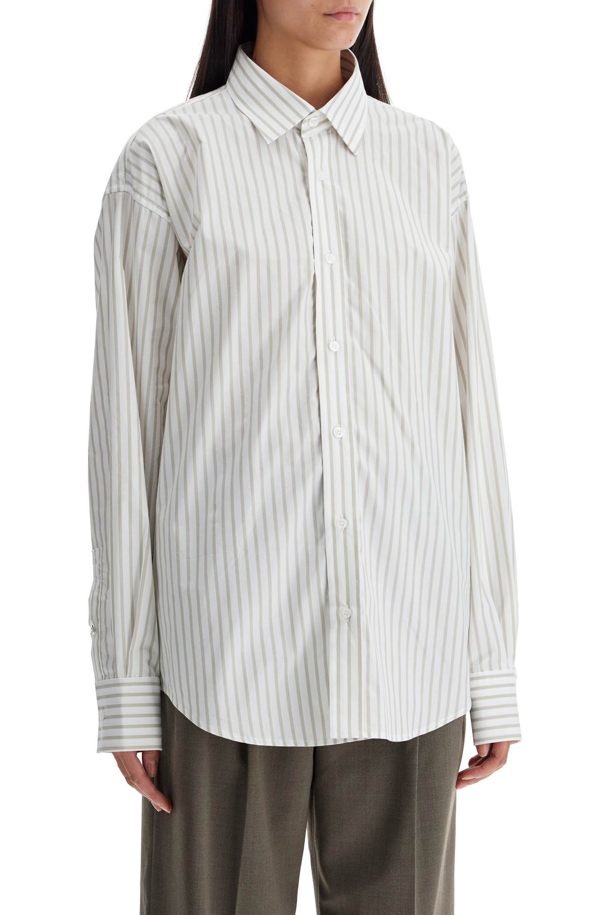 Filippa K-Camicia Classica In Popeline-Donna