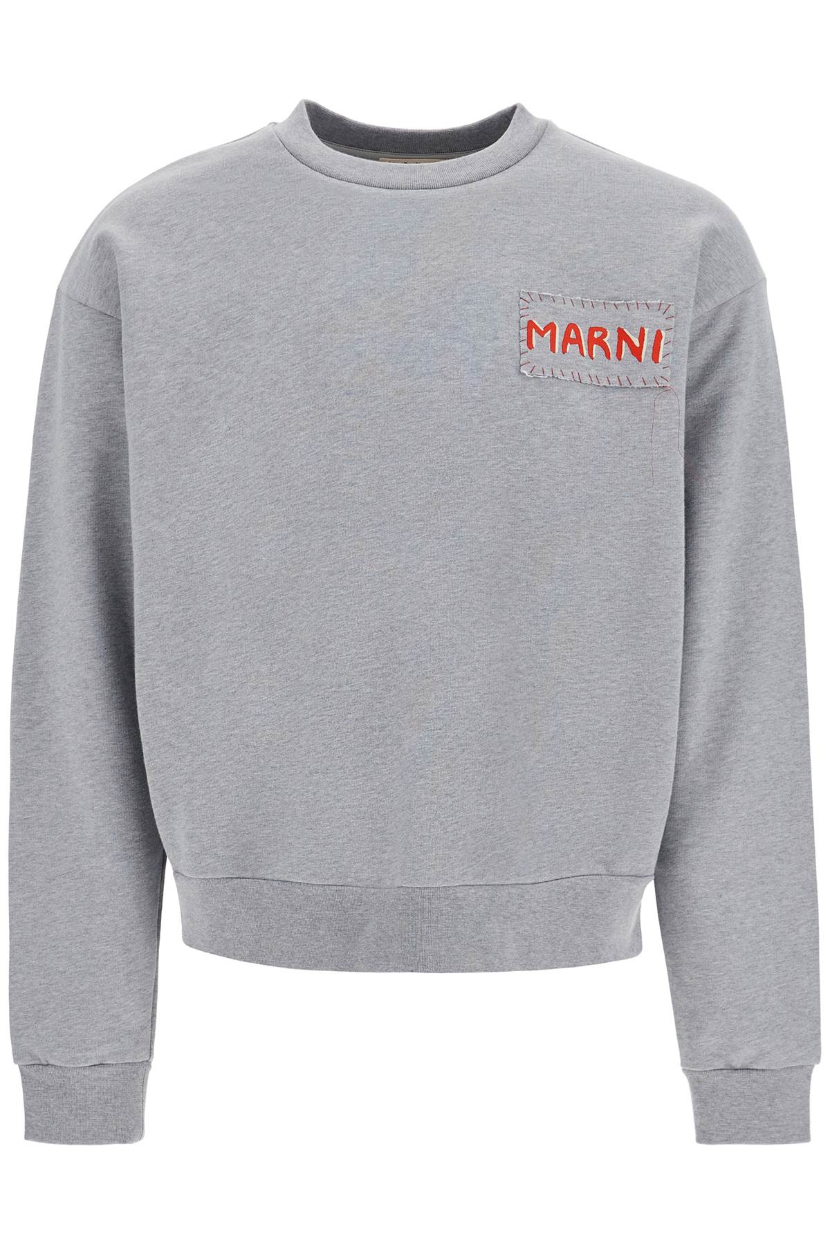 Marni-Felpa Con Patch Logo-Uomo