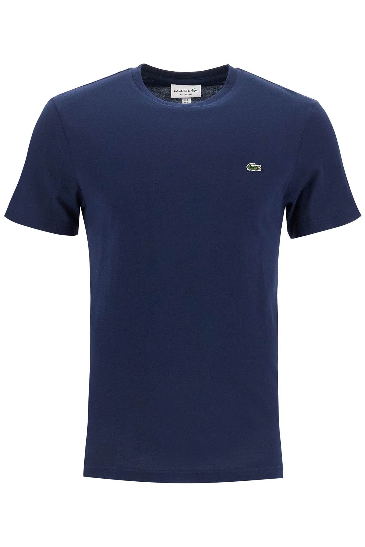 Lacoste-T Shirt Con Patch Logo-Uomo