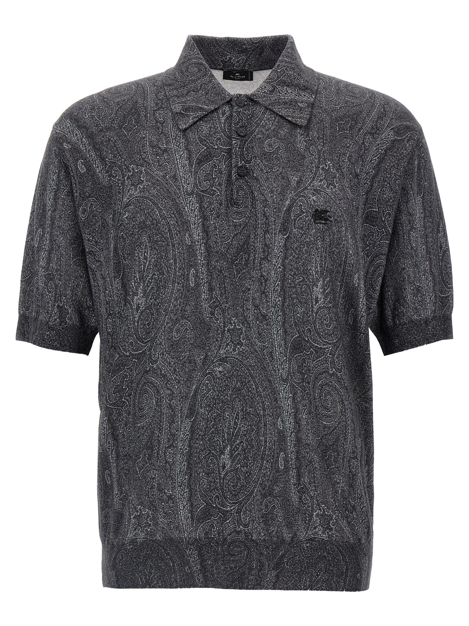 Etro-Paisley Polo Multicolor-Uomo