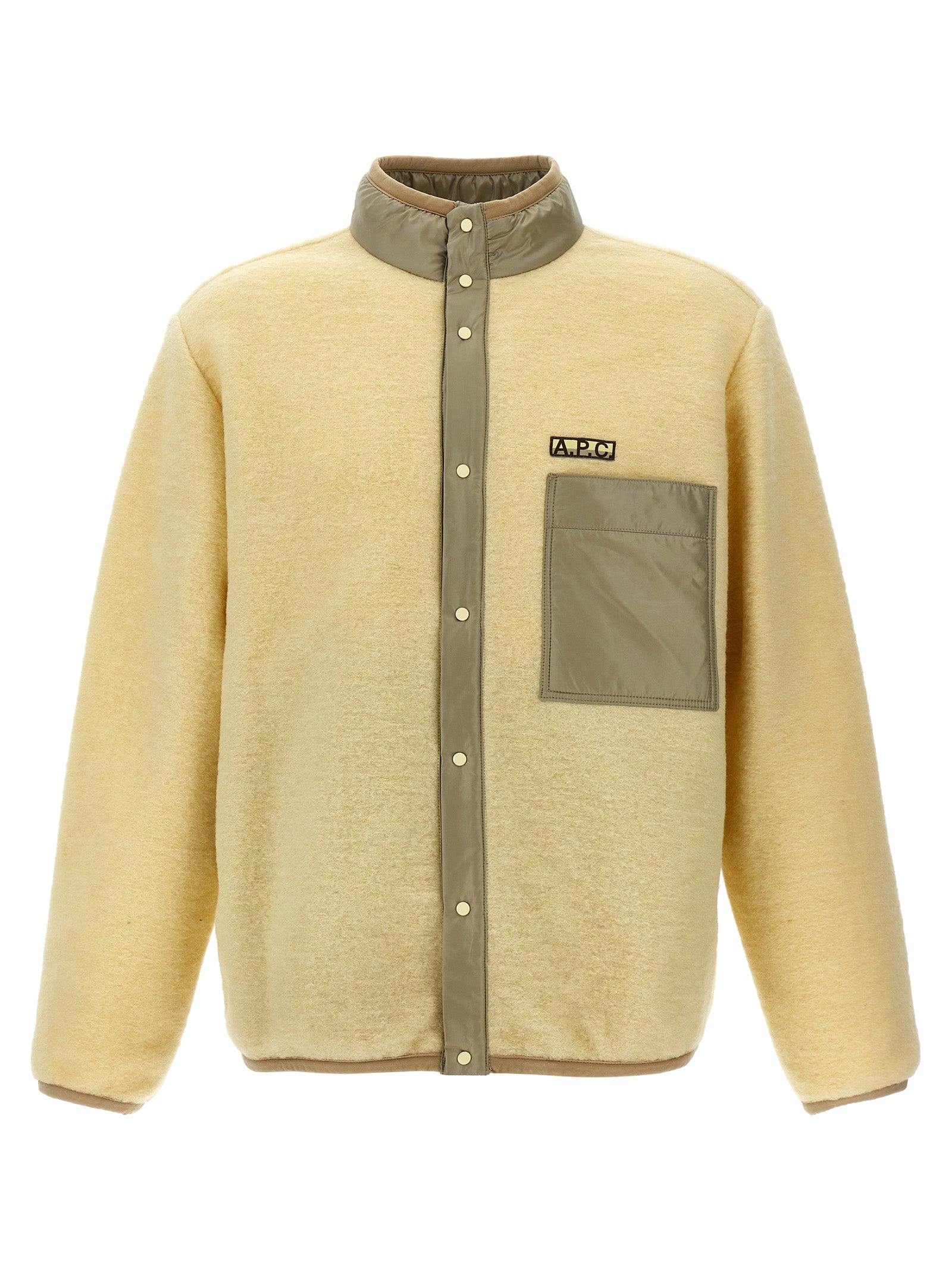 A. P.C.-Ewan Giacche Beige-Uomo