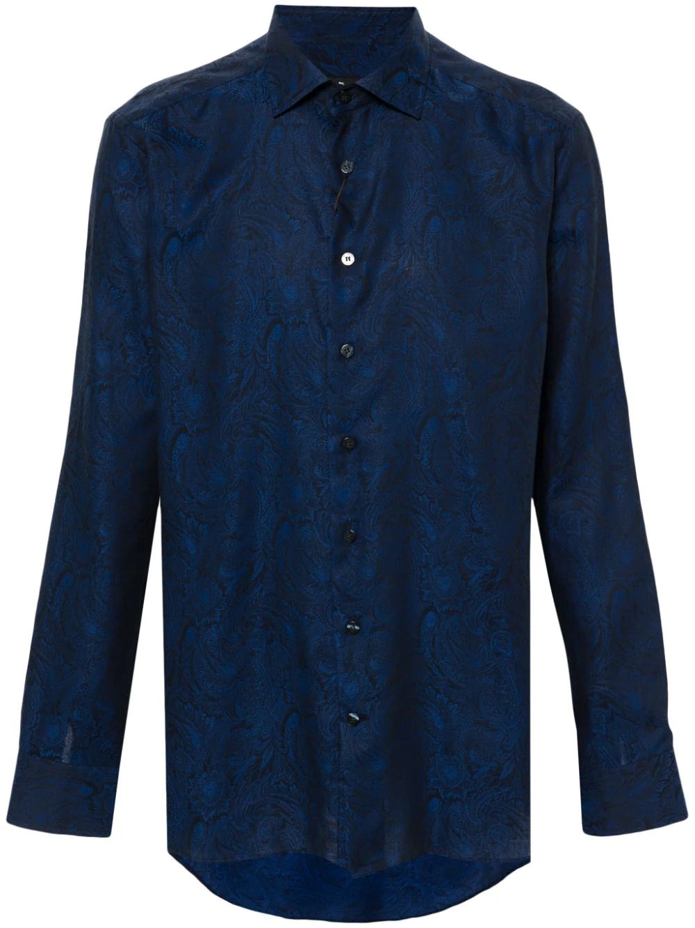 Etro-Camicia con effetto jacquard-Uomo