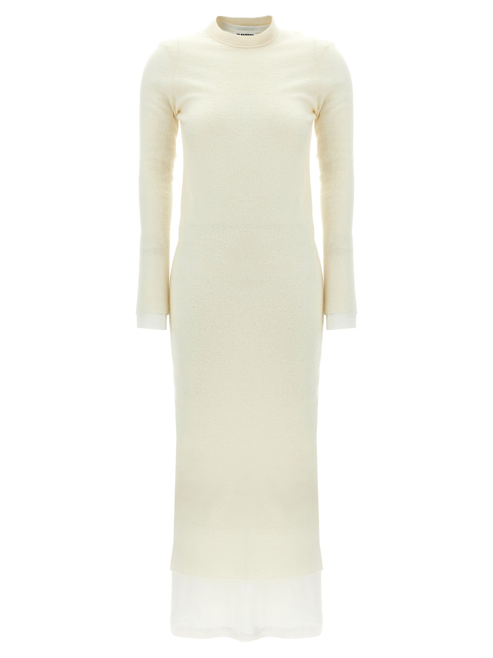 Jil Sander-Dress With Petticoat Abiti Bianco-Donna