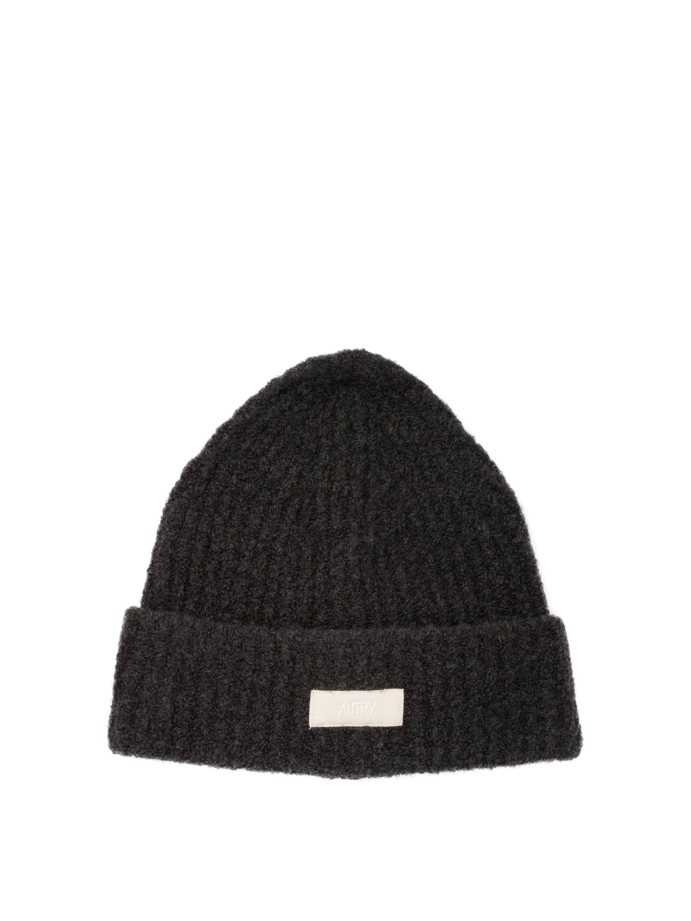 Autry-Beanie With Logo Cappelli Grey-Uomo