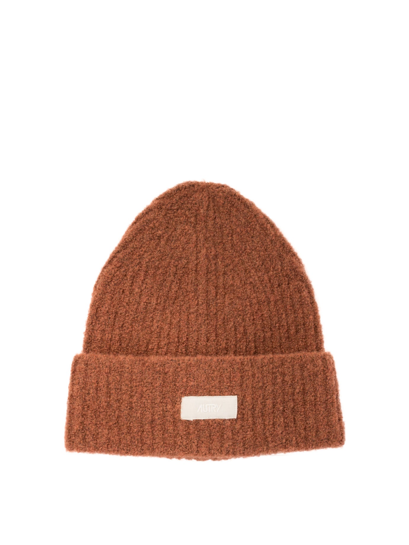 Autry-Beanie With Logo Cappelli Marrone-Uomo