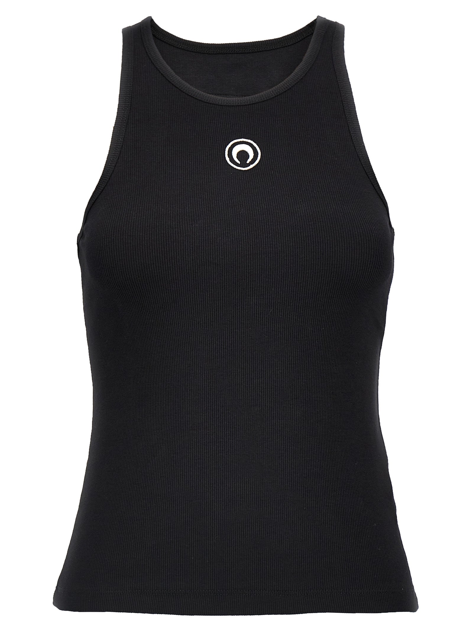 Marine Serre-Logo Top Nero-Donna