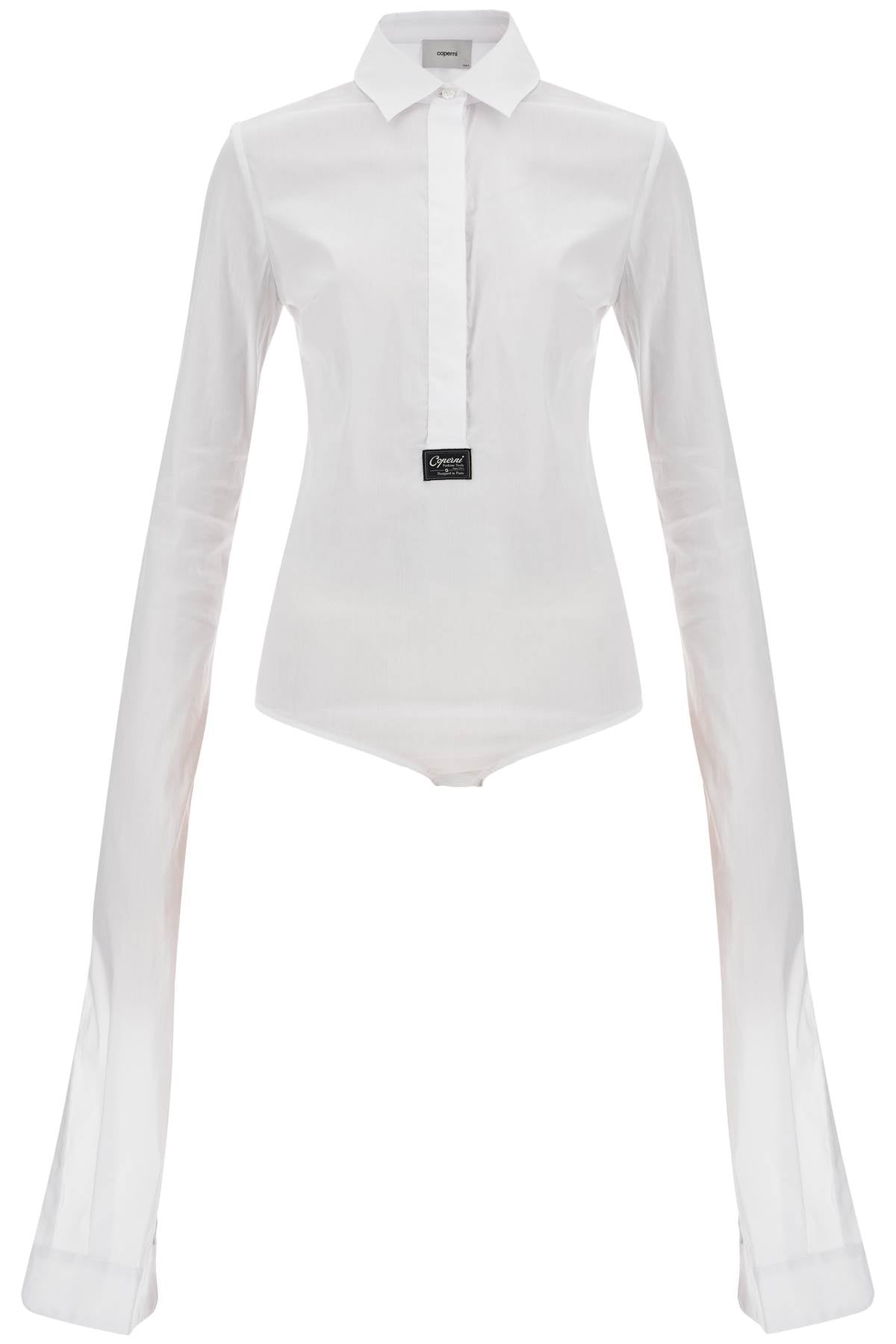 Coperni-Camicia Body Con Maniche Extra Lunghe-Donna