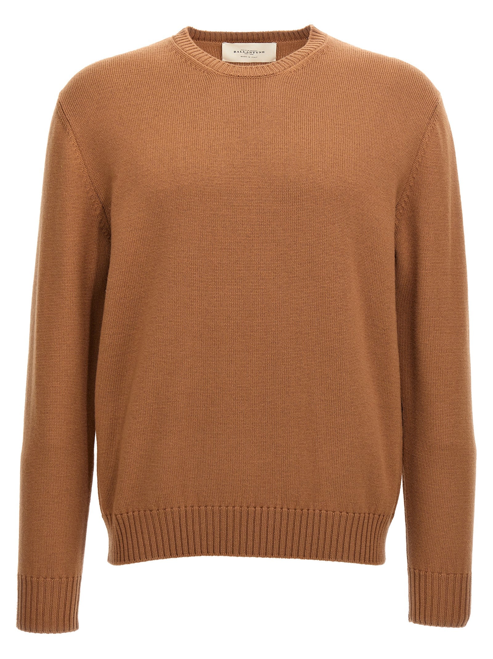 Ballantyne-Merino Sweater Maglioni Marrone-Uomo