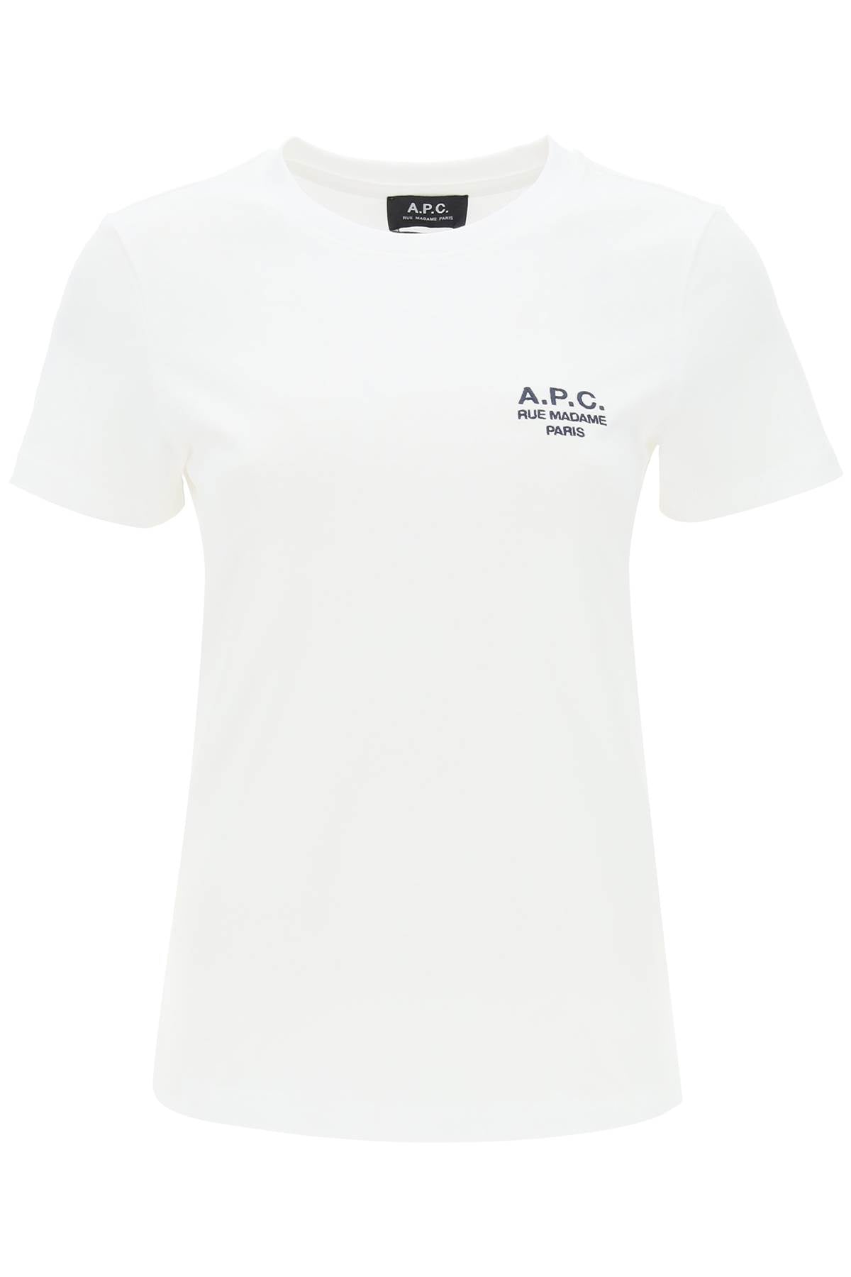 A. P.C.-T Shirt Denise Con Ricamo Logo-Donna