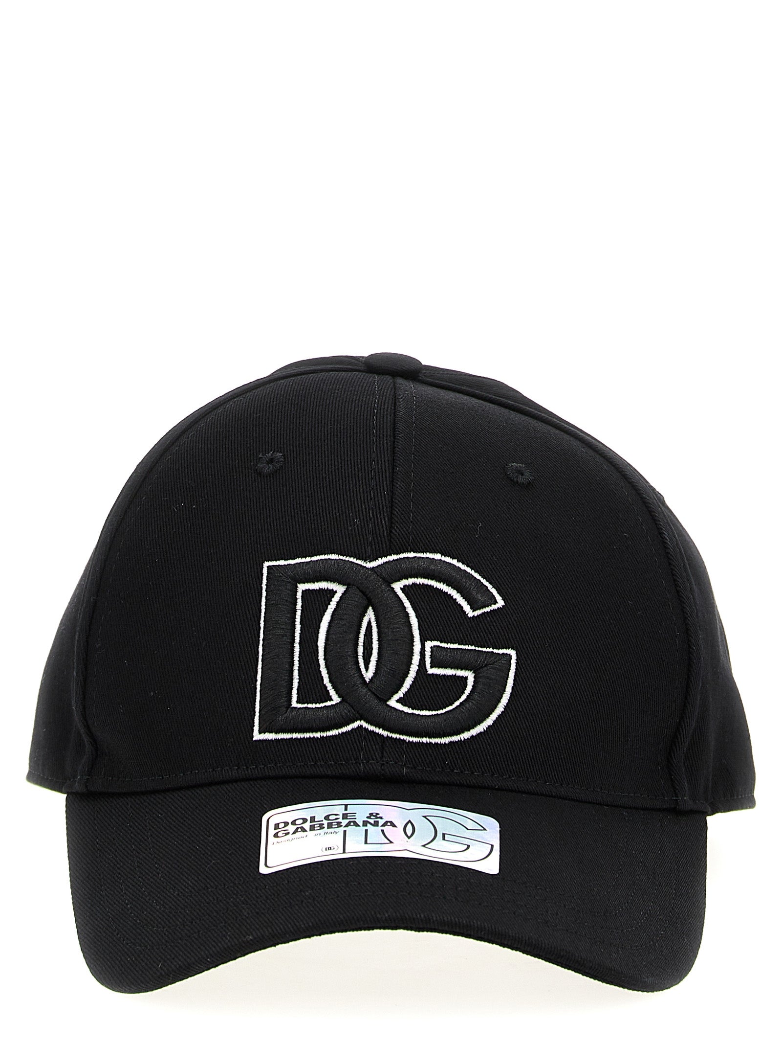 Dolce & Gabbana-Dg Logo Cappelli Nero-Uomo