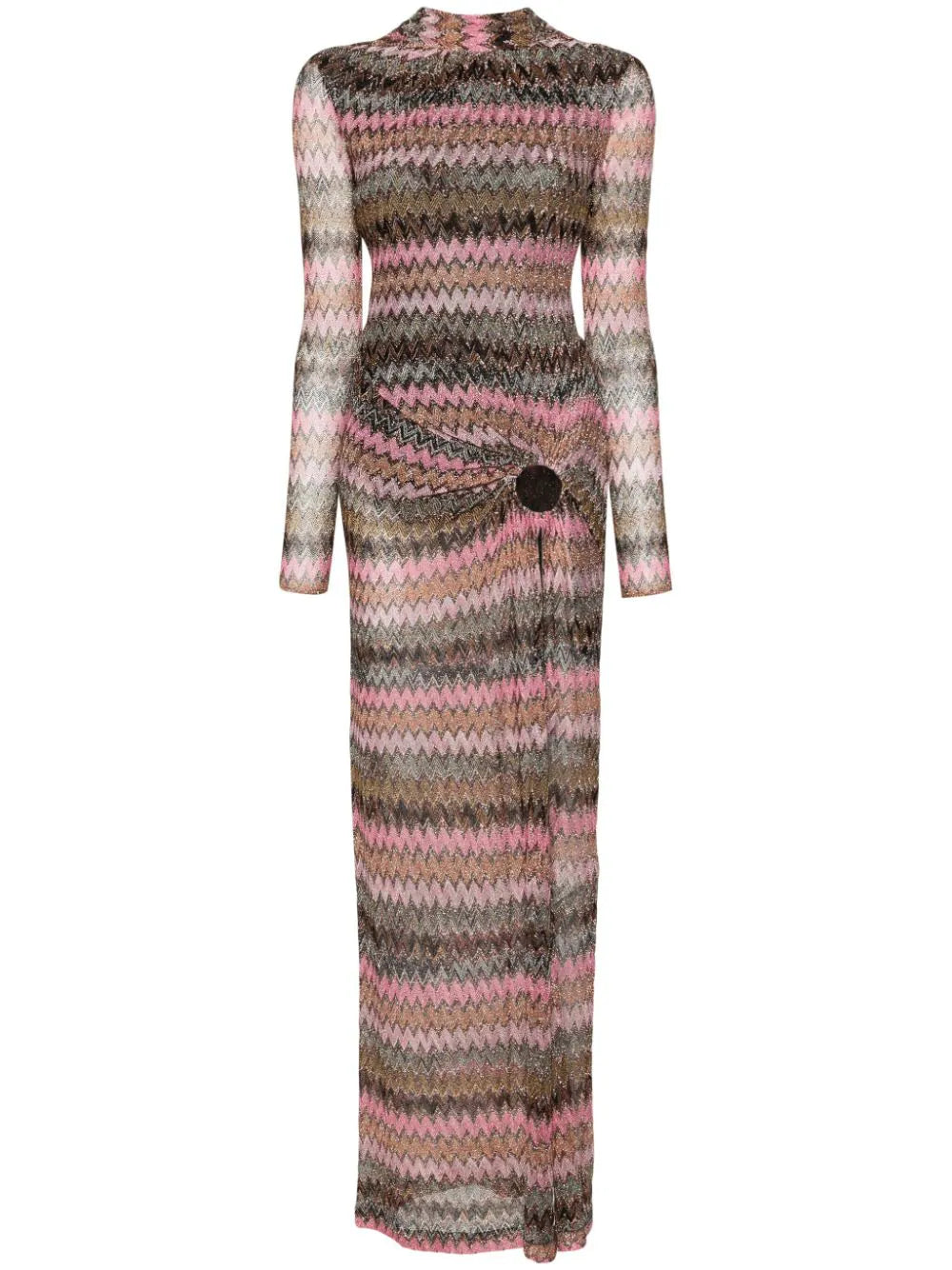 Missoni-Abito lungo con dettaglio cut-out-Donna