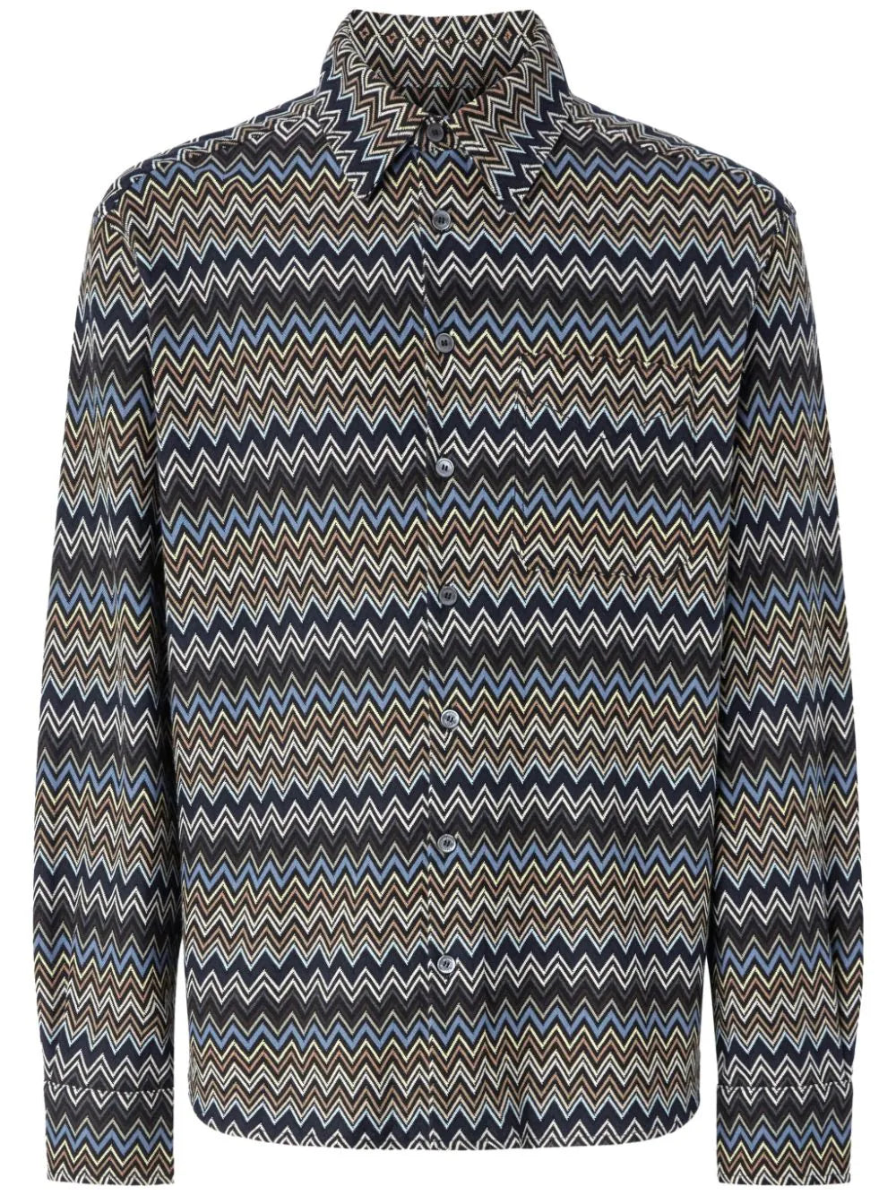 Missoni-Camicia con motivo a zigzag-Uomo