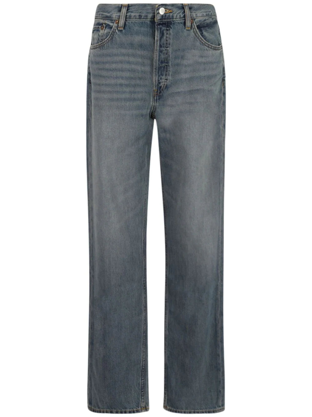 RE/DONE-Jeans dritti con applicazione-Donna