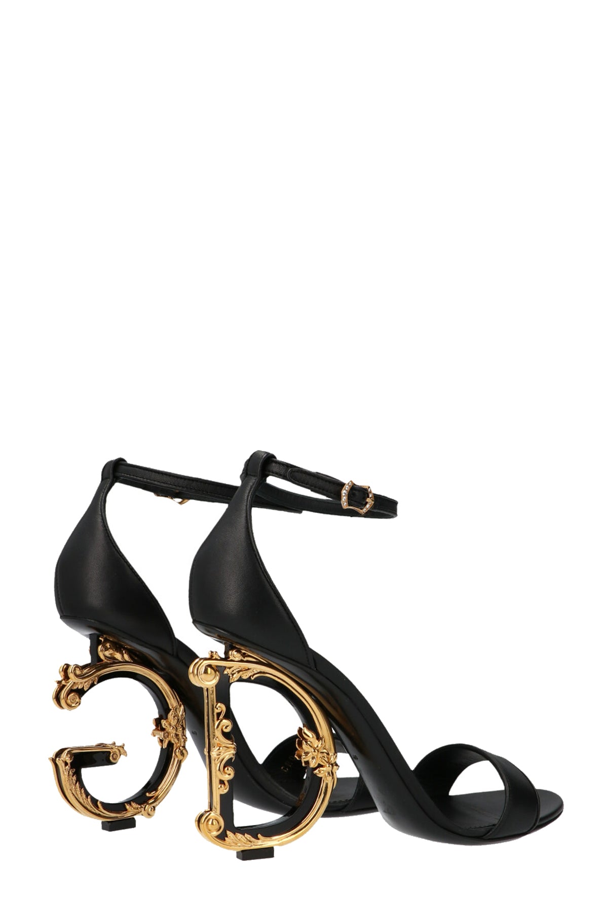 Dolce & Gabbana-Devotion Sandali Nero-Donna