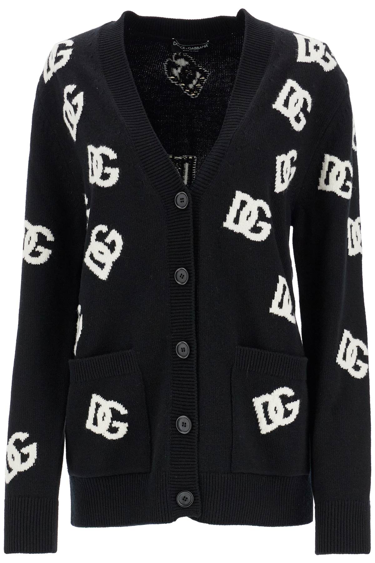 Dolce & Gabbana-Cardigan In Lana Dg-Donna