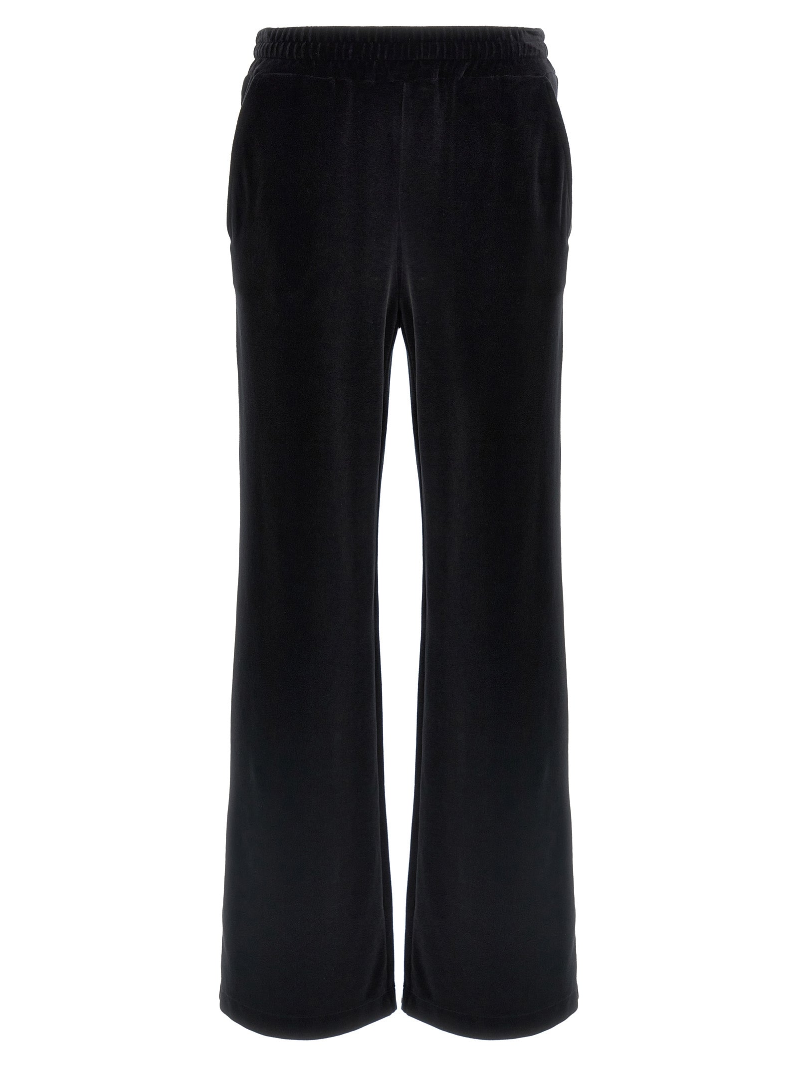 Dolce & Gabbana-Black Sicily Pantaloni Nero-Donna