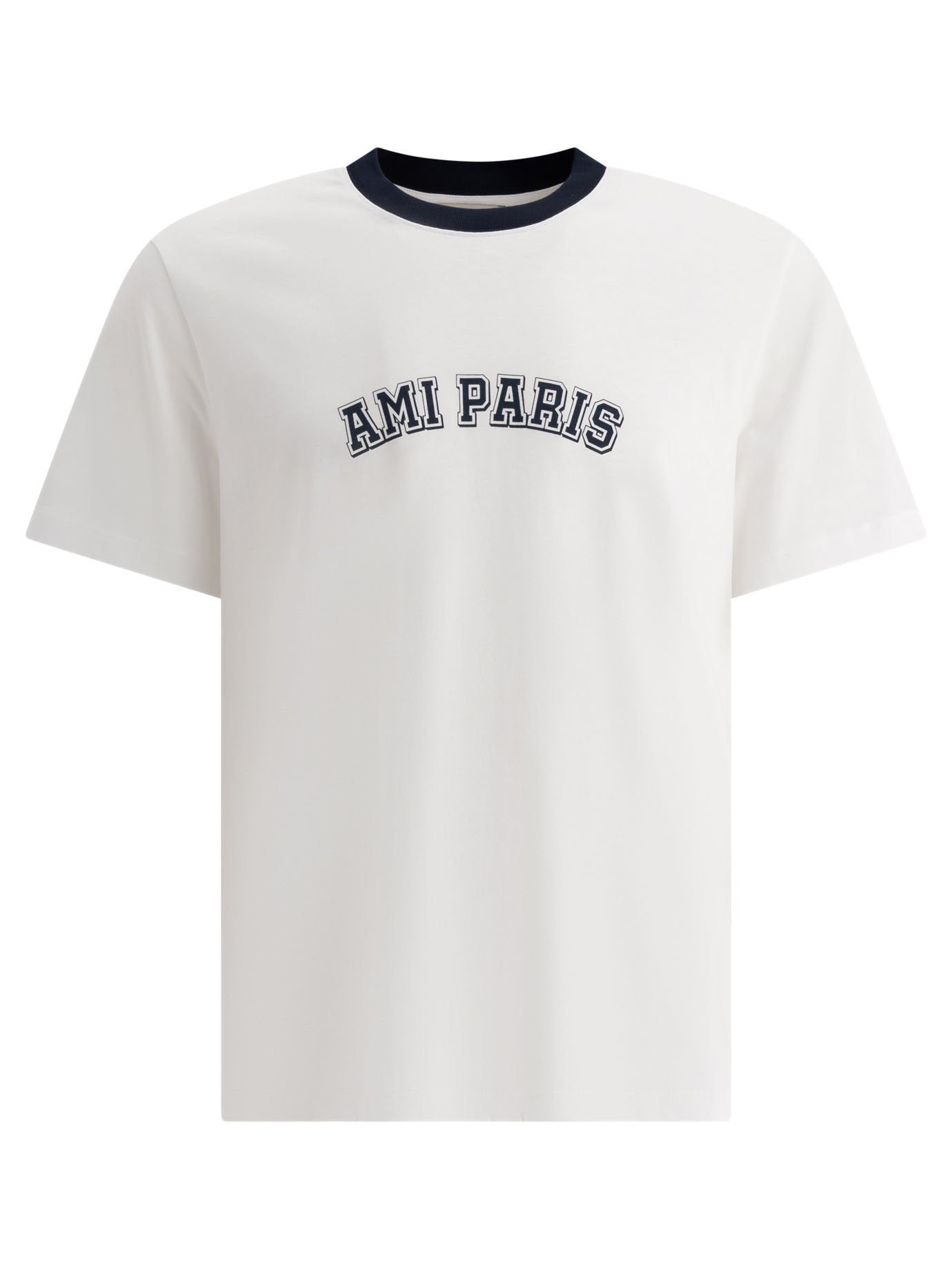 Ami Paris-Ami Paris T-Shirts Bianco-Uomo