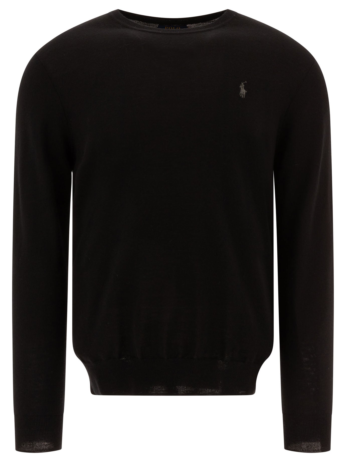 Polo Ralph Lauren-Pony Knitwear Nero-Uomo