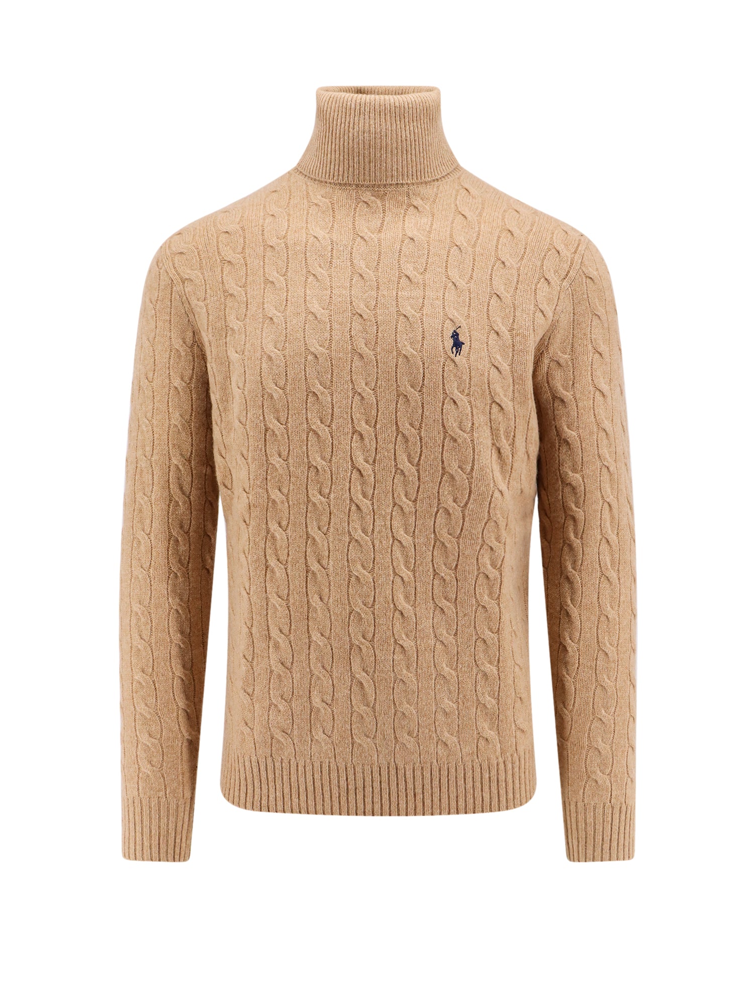 Polo Ralph Lauren-Maglia in lana e cashmere con logo frontale-Uomo