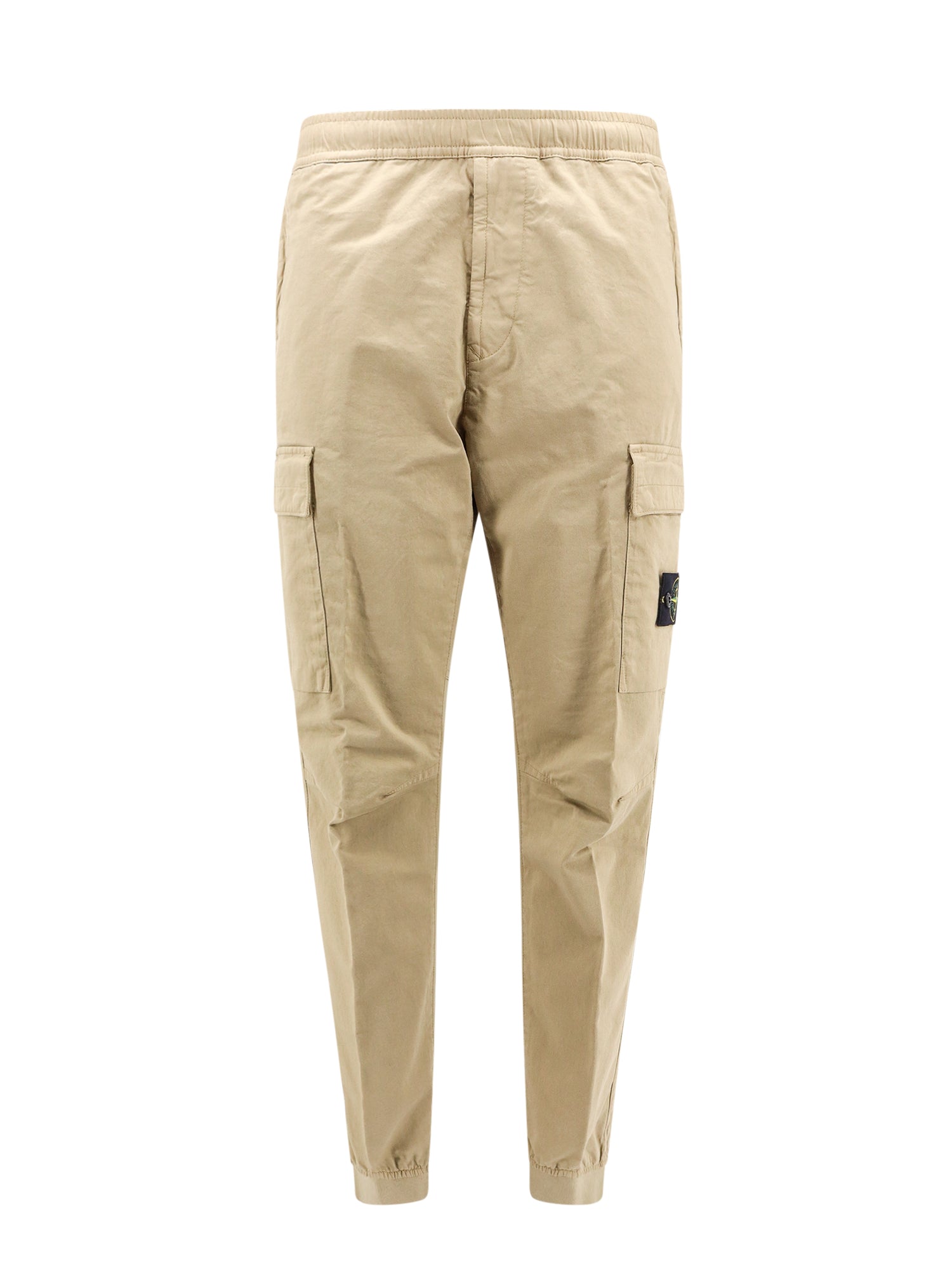 Stone Island-Pantalone Cargo in misto cotone-Uomo