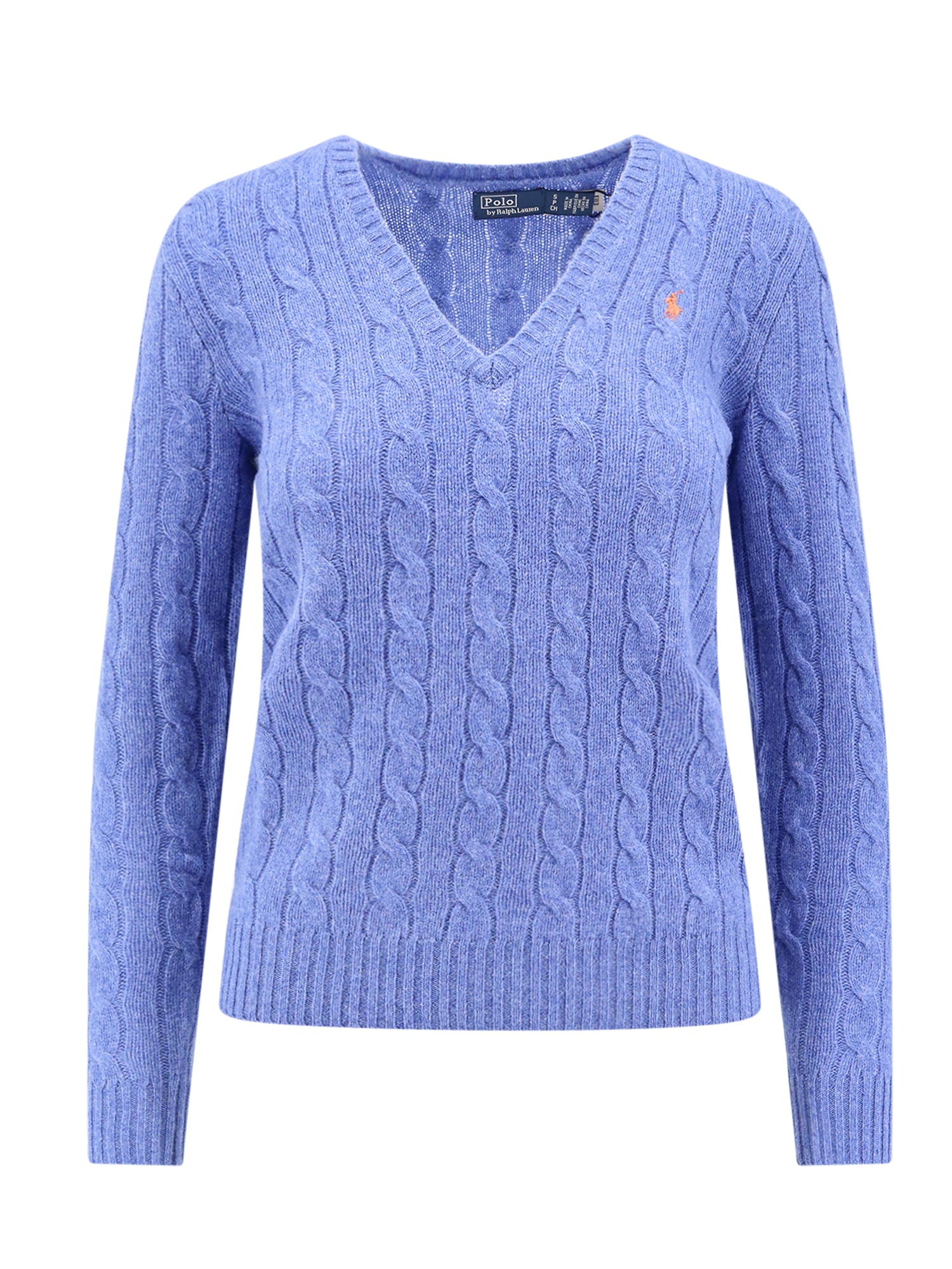 Polo Ralph Lauren-Maglia in lana e cashmere con logo ricamato-Donna