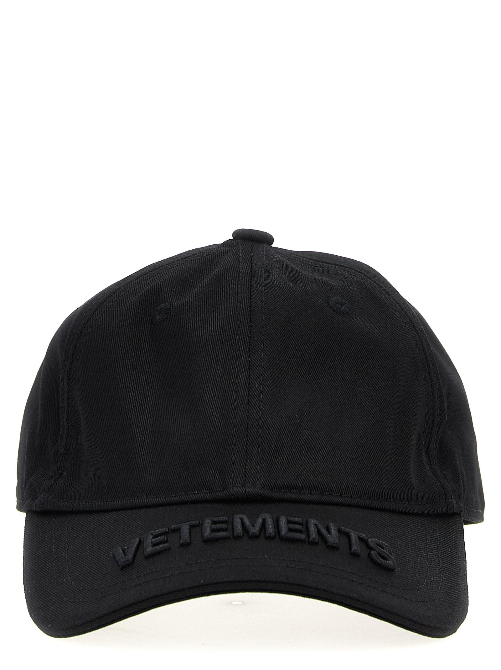 Vetements-Logo Cappelli Nero-Donna