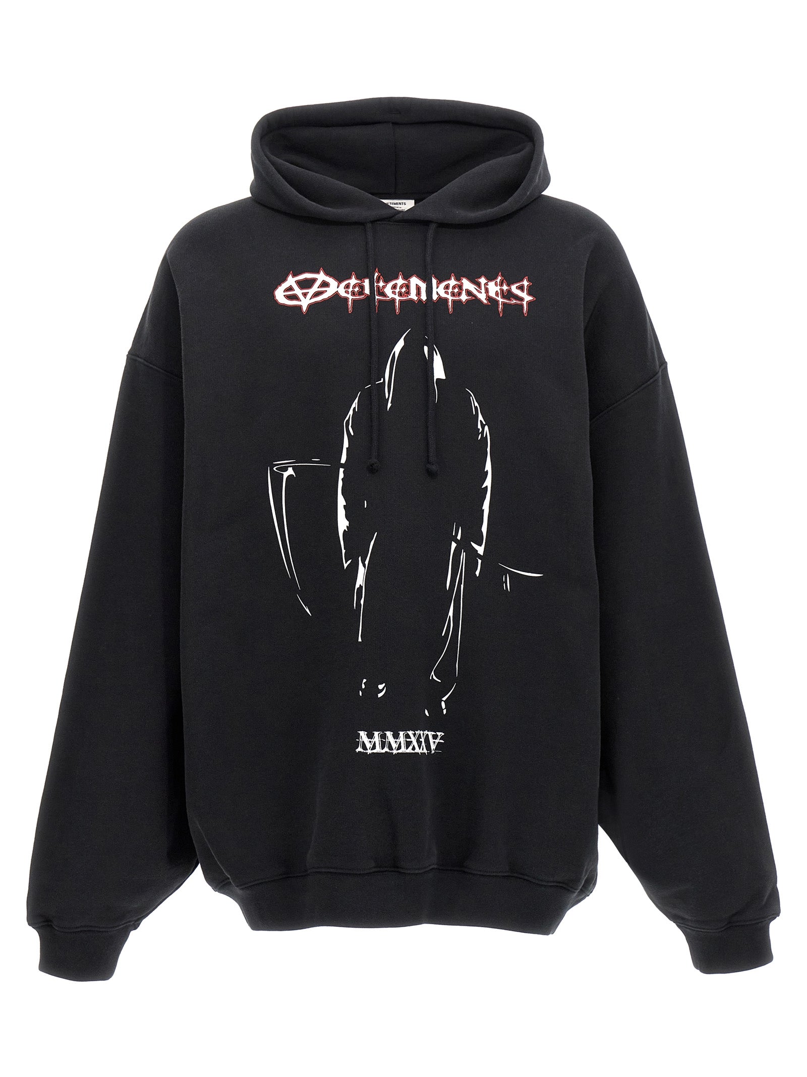 Vetements-Reaper Logo Felpe Nero-Donna