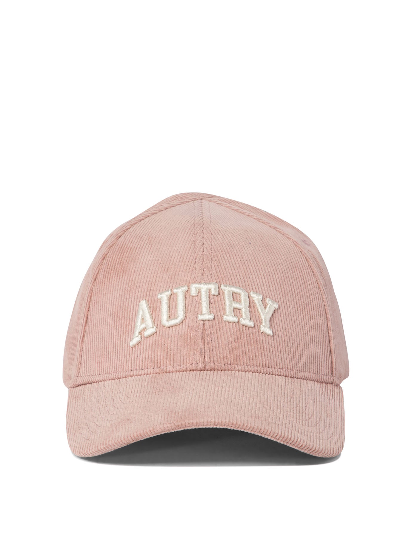 Autry-Corduroy Baseball Cap With Embroidery Cappelli Rosa-Uomo