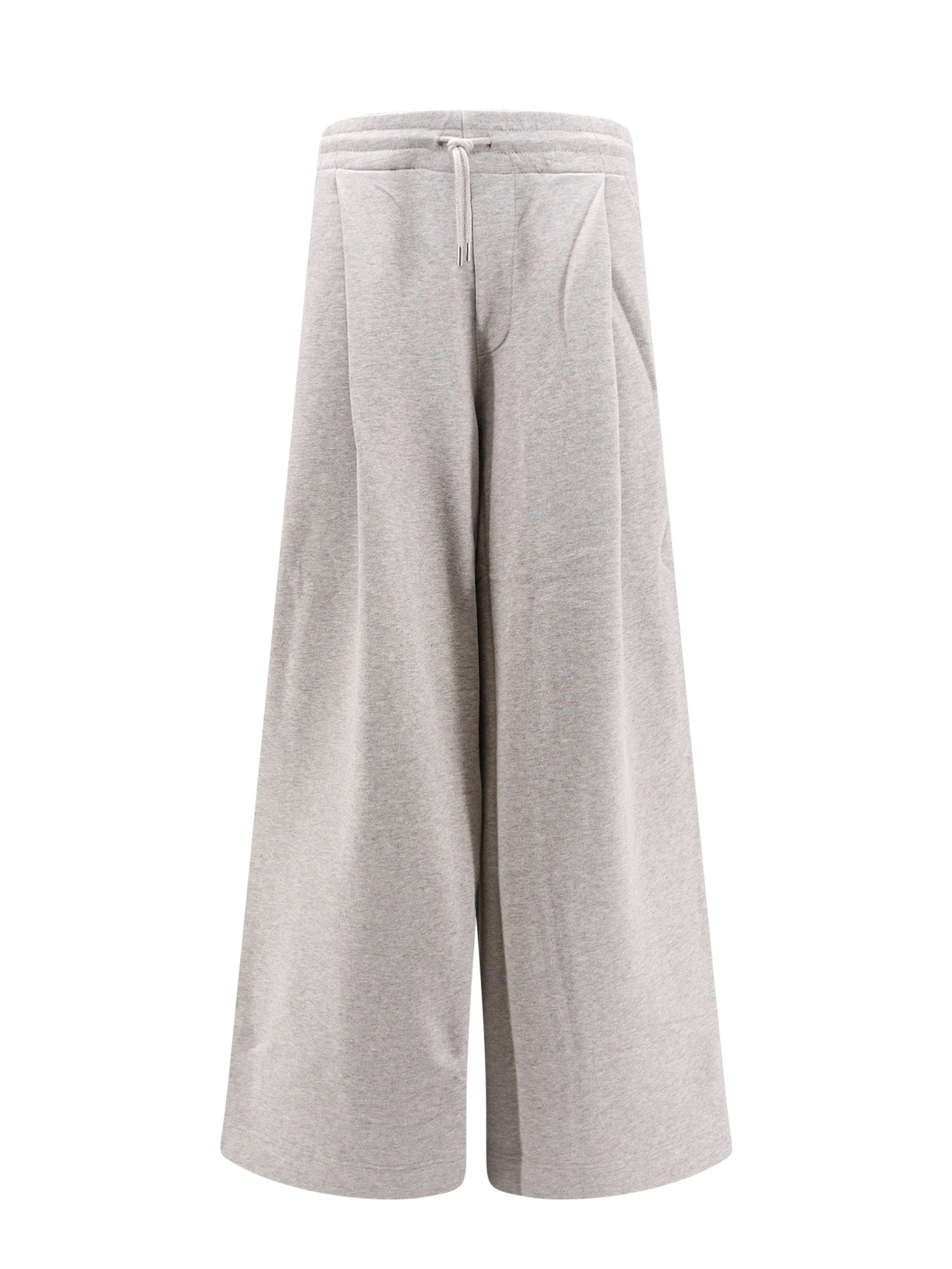 Dries Van Noten-Pantalone in cotone con pinces frontali-Donna